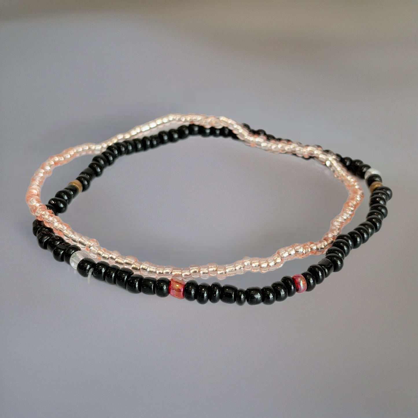 Simple Black Tumbler Bracelet - The Nifty Little Finds - The Nifty Little Finds