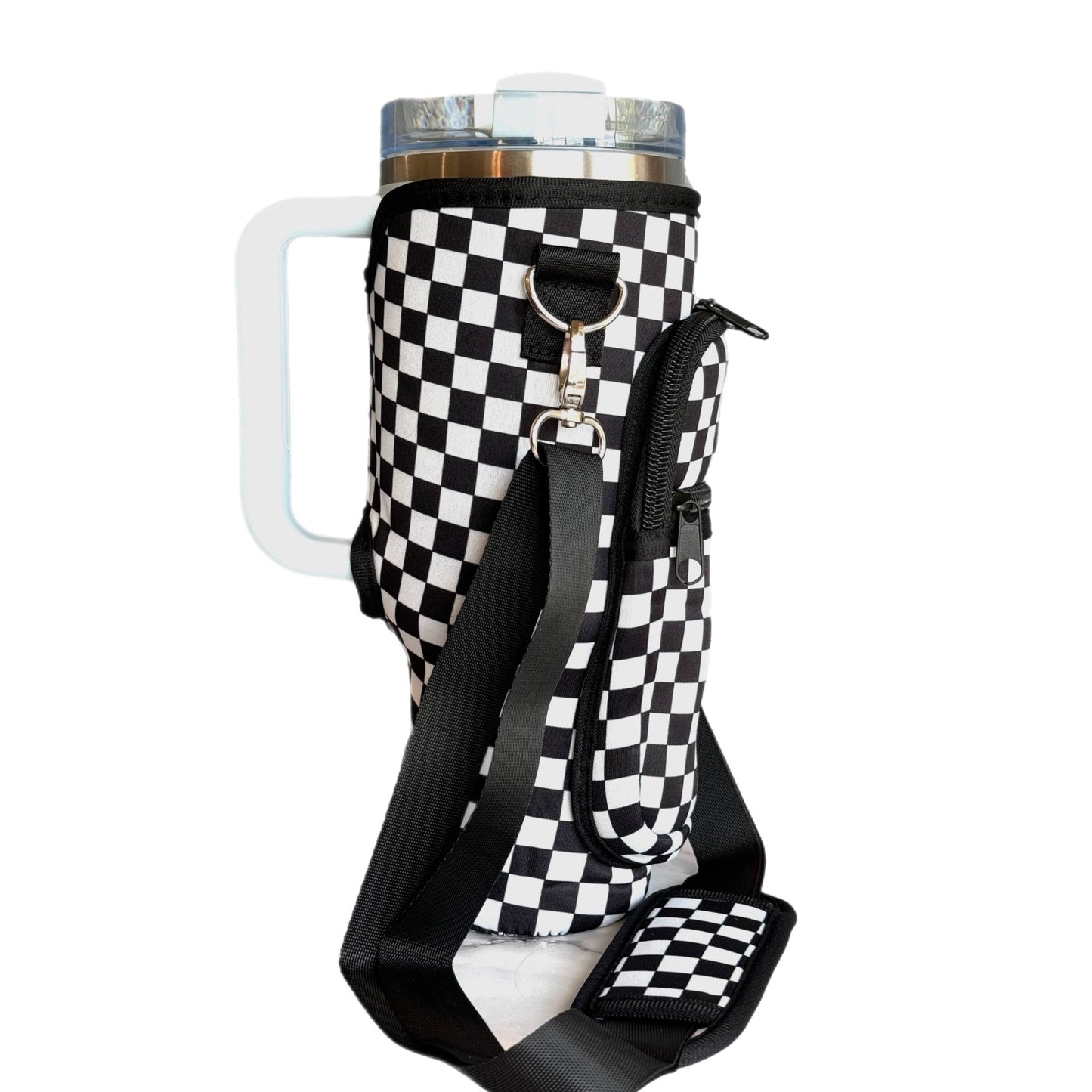 Protective Tumbler Sleeve with Sling-Neoprene - The Nifty Little Finds - The Nifty Little Finds