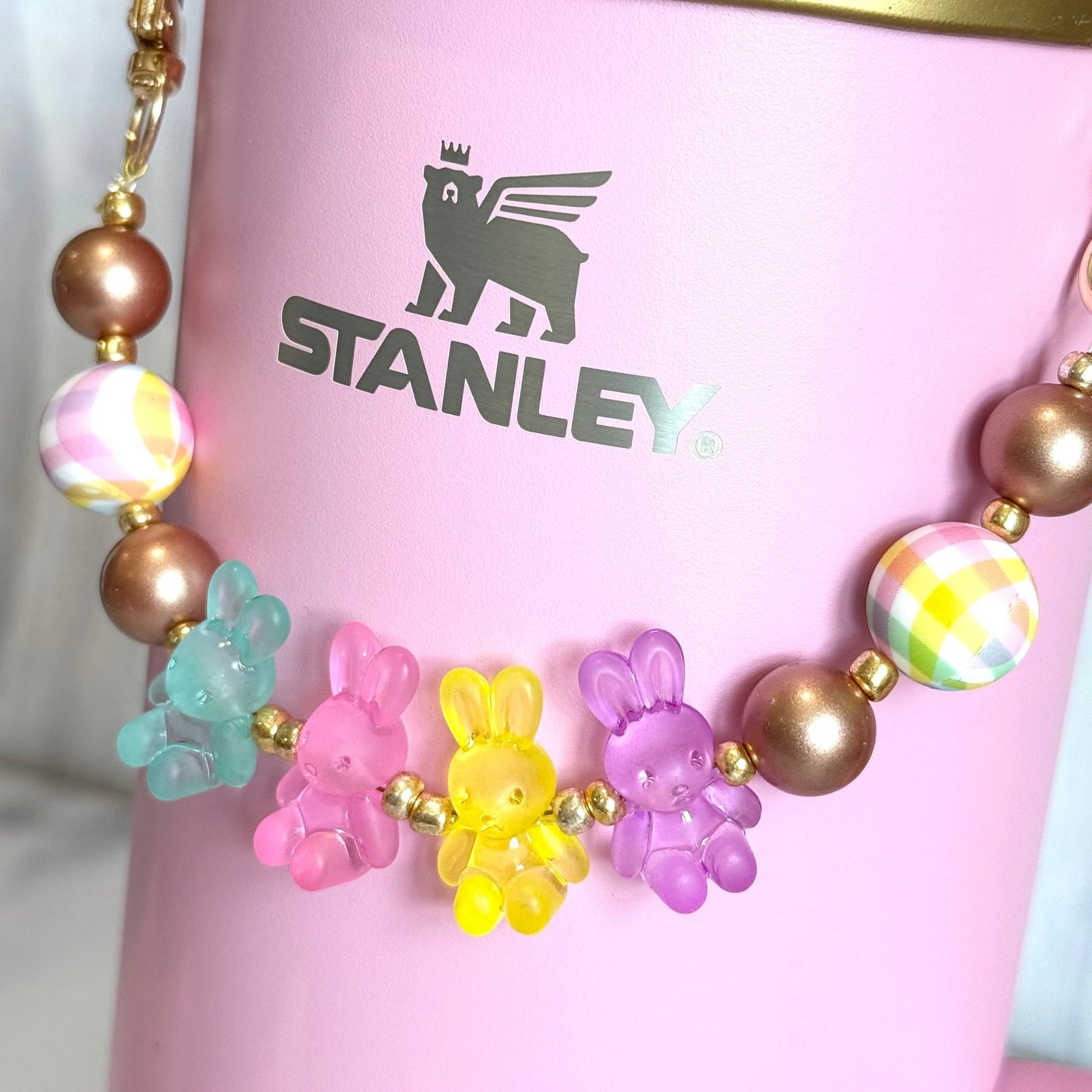 Pastel Peeps Deluxe Tumbler Charm Necklace - The Nifty Little Finds - Necklace - The Nifty Little Finds