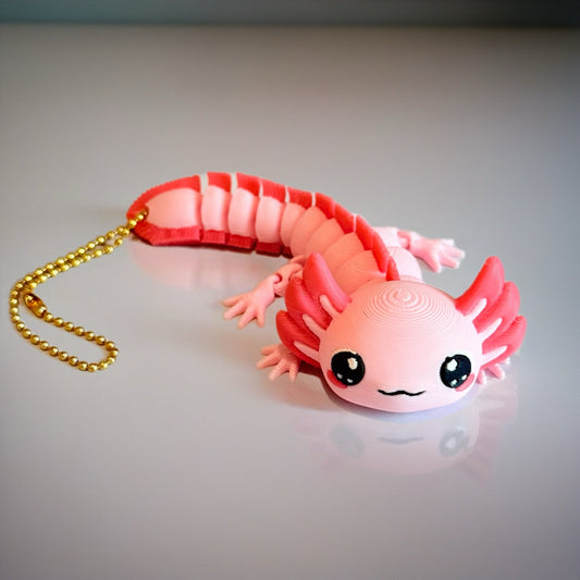 Pinky the Axolotl 3D Deluxe Charm - Tumbler Handle Charm - The Nifty Little Finds - Charm - The Nifty Little Finds