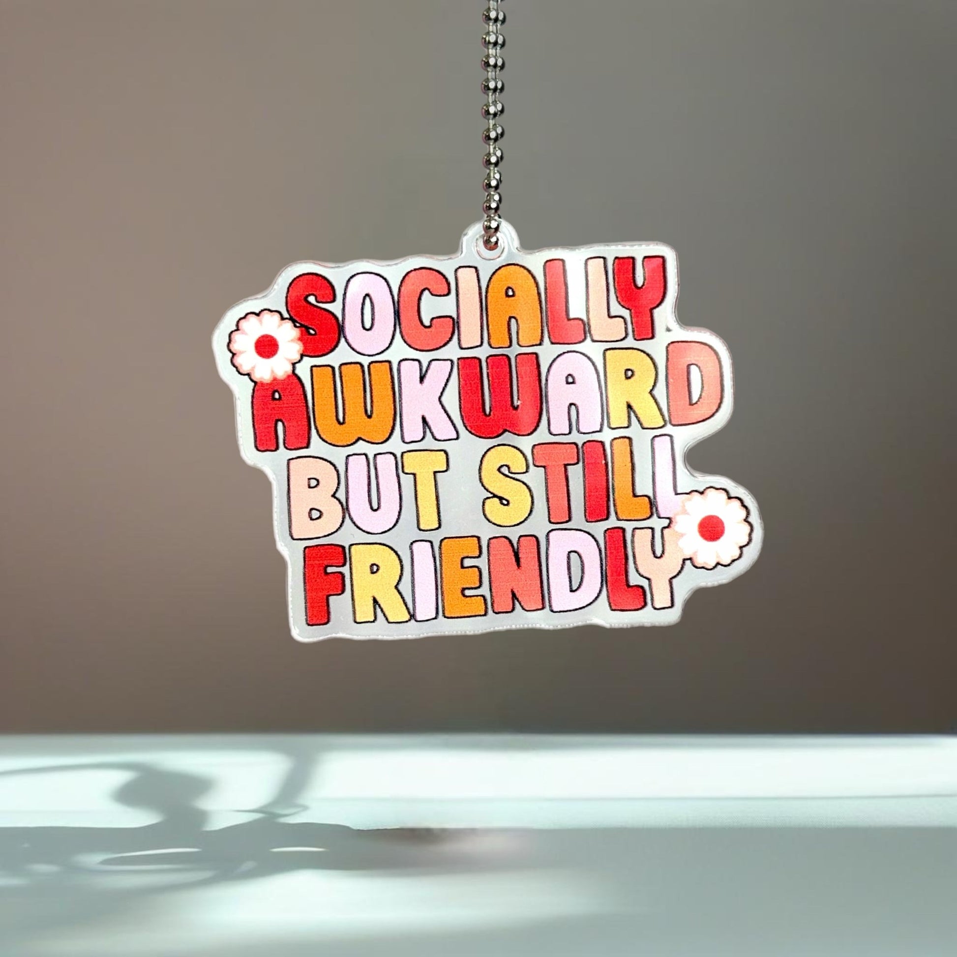 Socially Awkward Charm - Tumbler Handle Charm - The Nifty Little Finds - Charm - The Nifty Little Finds