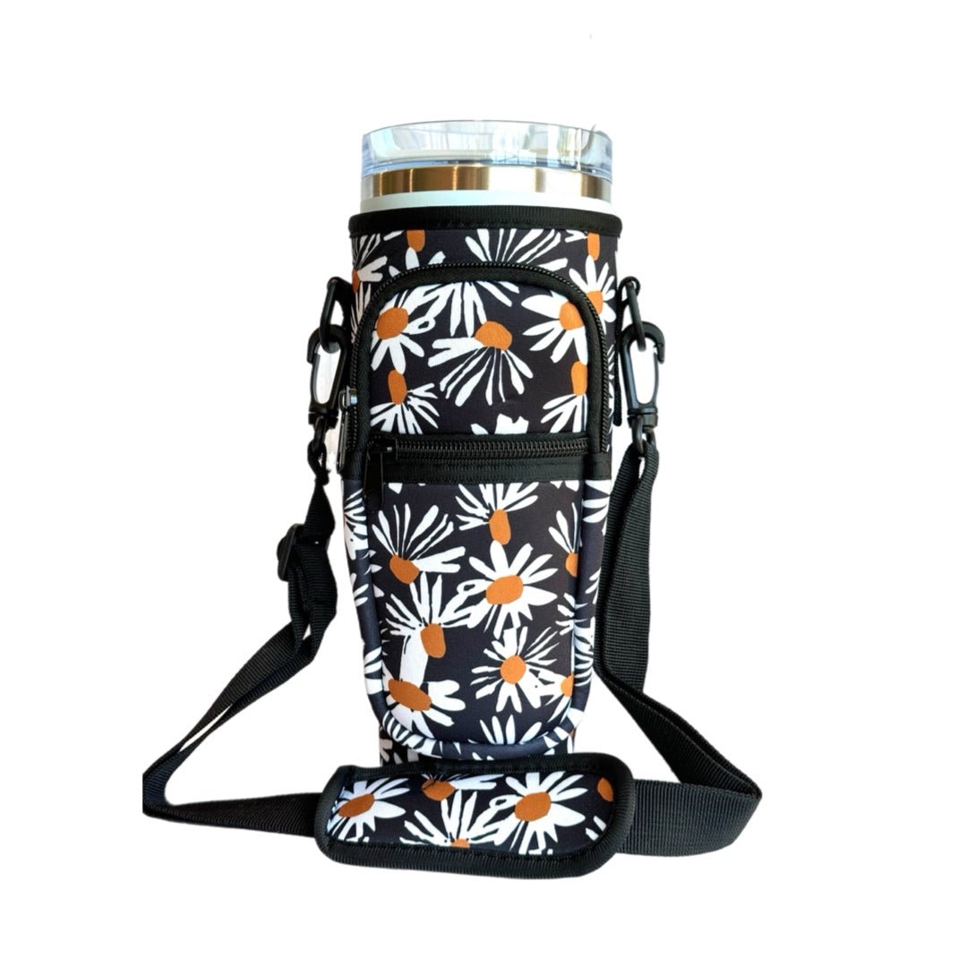 Protective Tumbler Sleeve with Sling-Neoprene - The Nifty Little Finds - The Nifty Little Finds
