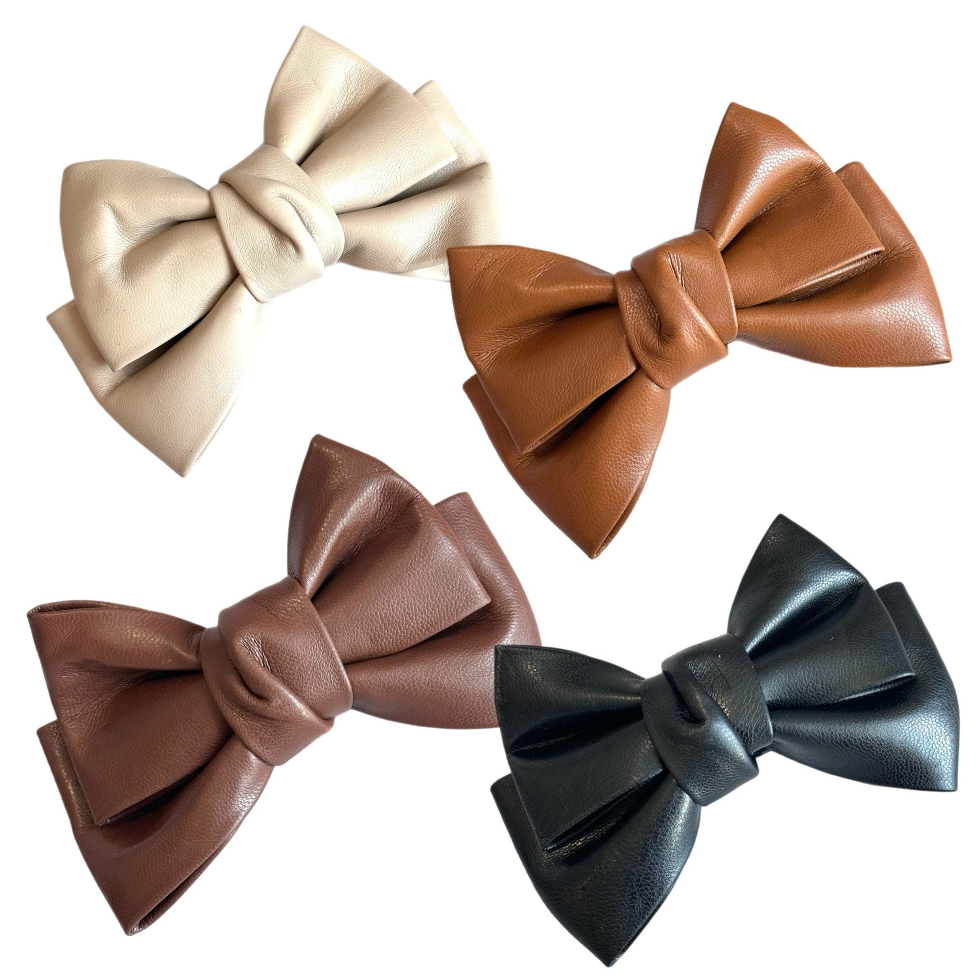 Faux Leather Tumbler Bow - The Nifty Little Finds - Bow - The Nifty Little Finds