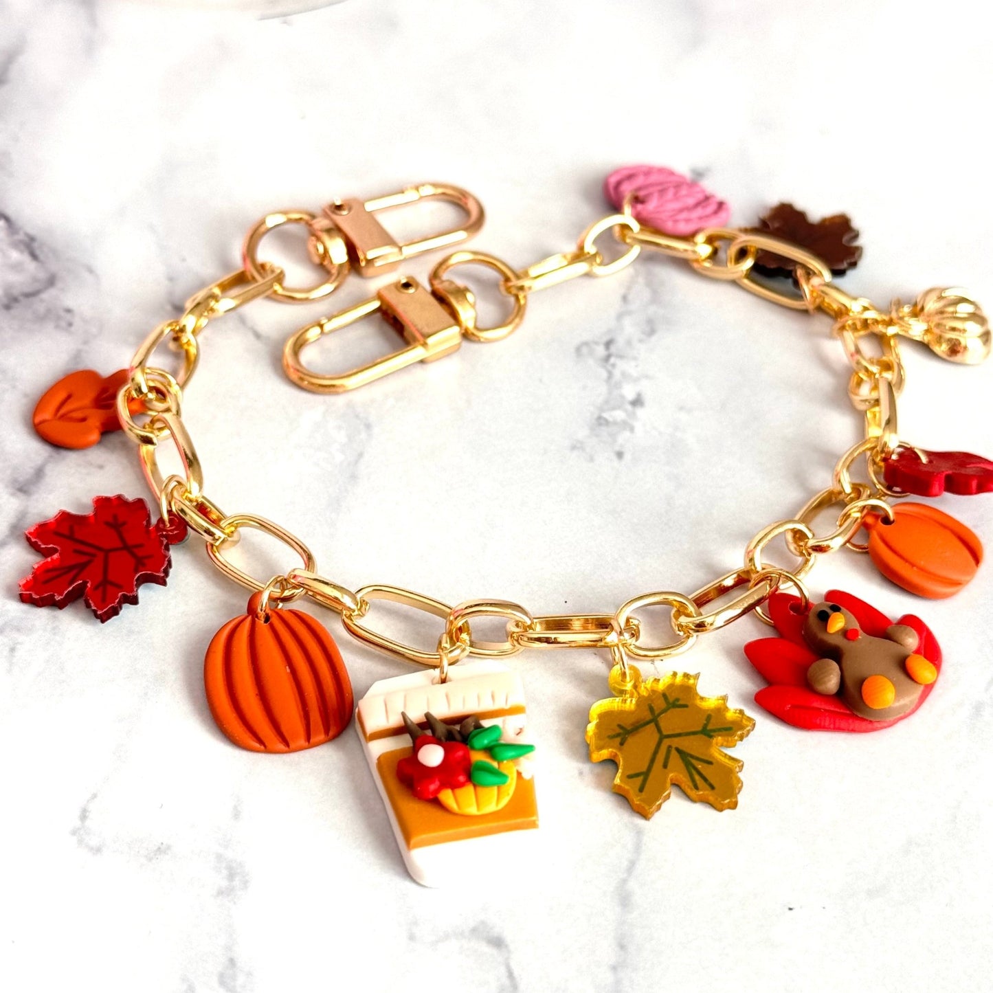 Fall Vibes Deluxe Tumbler Charm Necklace - The Nifty Little Finds - Necklace - The Nifty Little Finds
