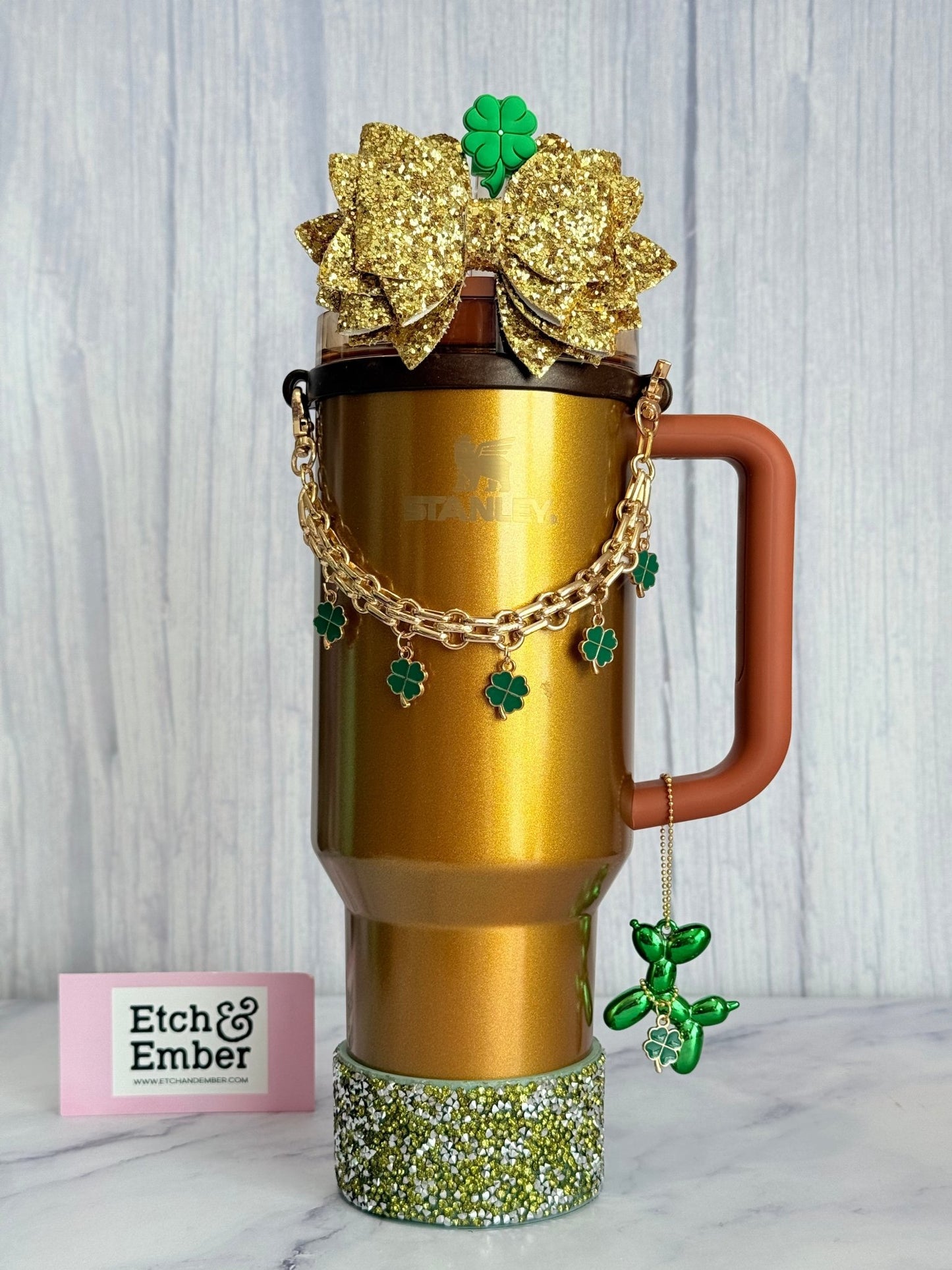 ‘Lucky’ Balloon Dog Charm - Tumbler Handle Charm - The Nifty Little Finds - Charm - The Nifty Little Finds