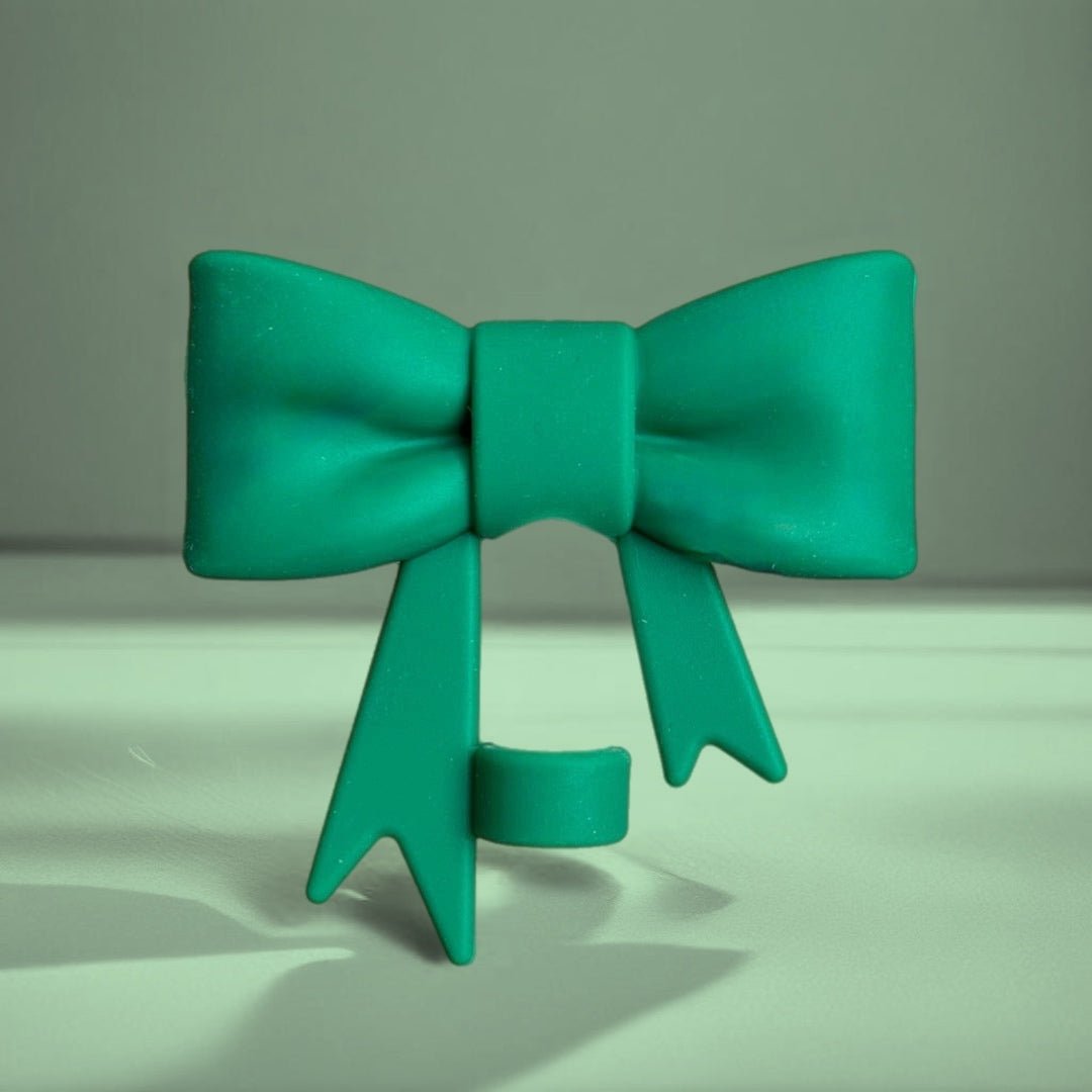 Alpine Green 3D Bow Straw Topper - The Nifty Little Finds - 3D Bow Straw Topper - The Nifty Little Finds