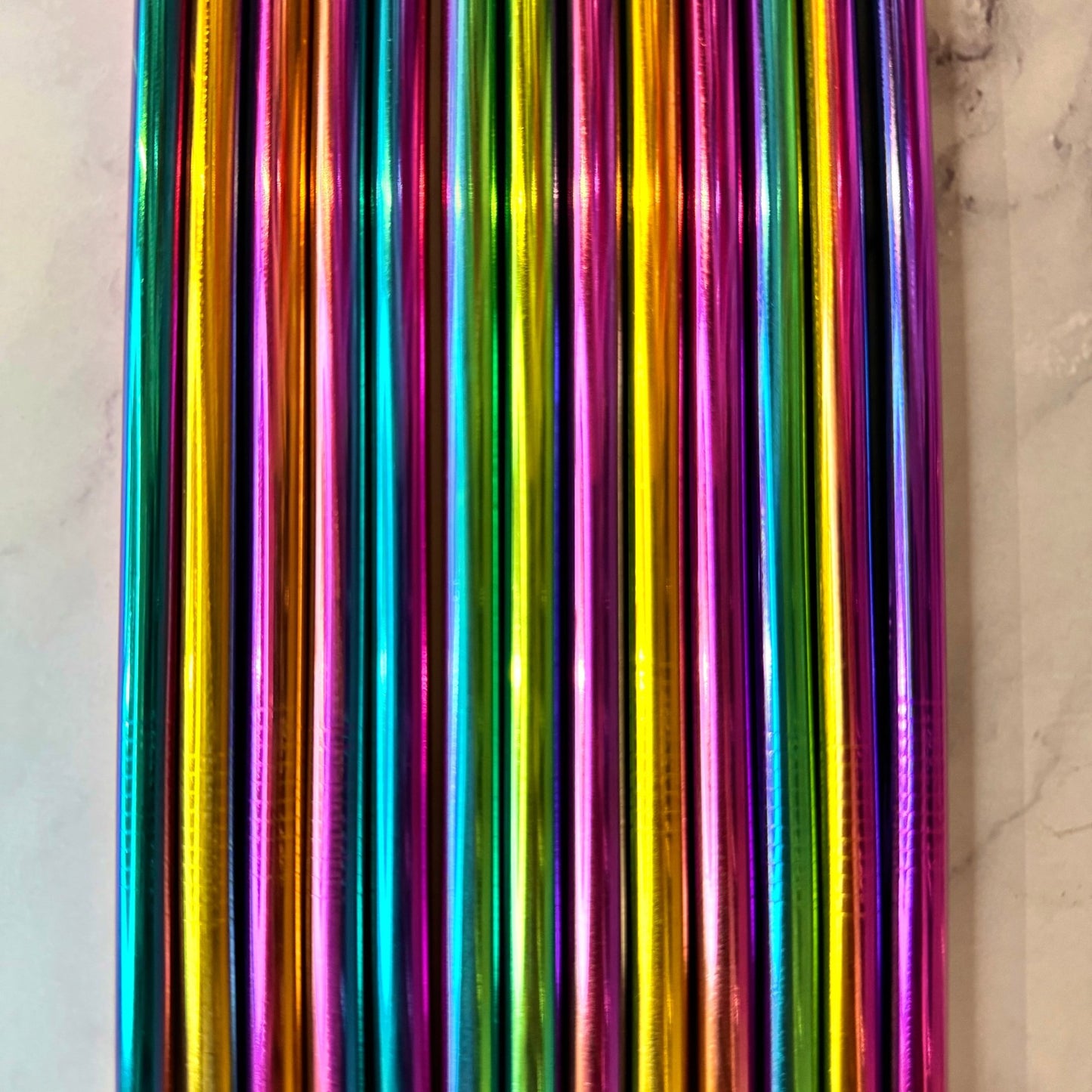 Chroma Straw Set - 40oz stainless steel tumbler straws- Set of 2 - The Nifty Little Finds - The Nifty Little Finds
