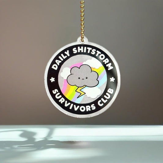 Shit Show Survivor Charm - Tumbler Handle Charm - The Nifty Little Finds - Charm - The Nifty Little Finds