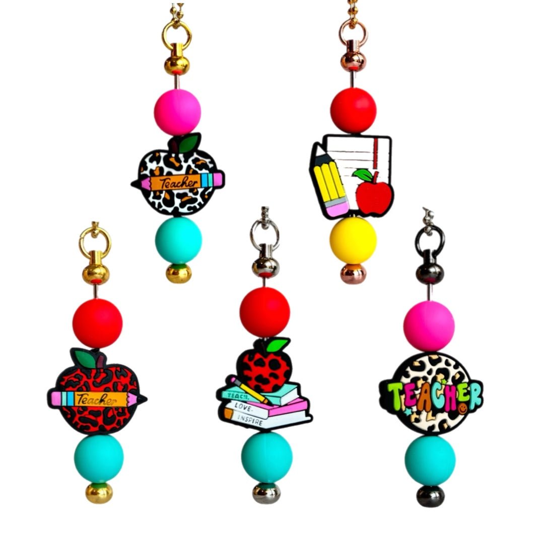 Teacher Charm - Tumbler Handle Charm - The Nifty Little Finds - Charm - The Nifty Little Finds