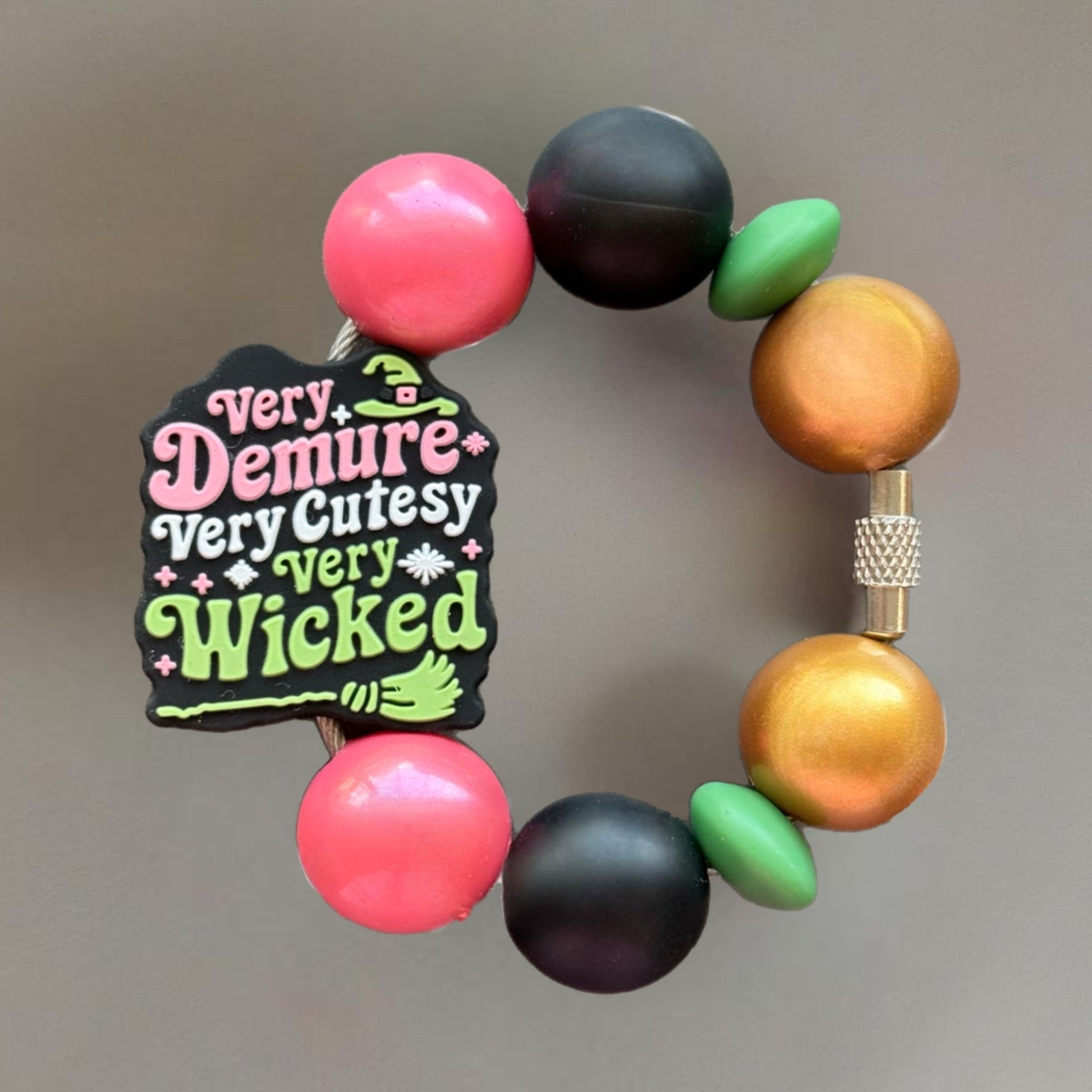 Very Demure, Very Wicked Handle Bracelet - Tumbler Handle Charm - The Nifty Little Finds - Charm - The Nifty Little Finds
