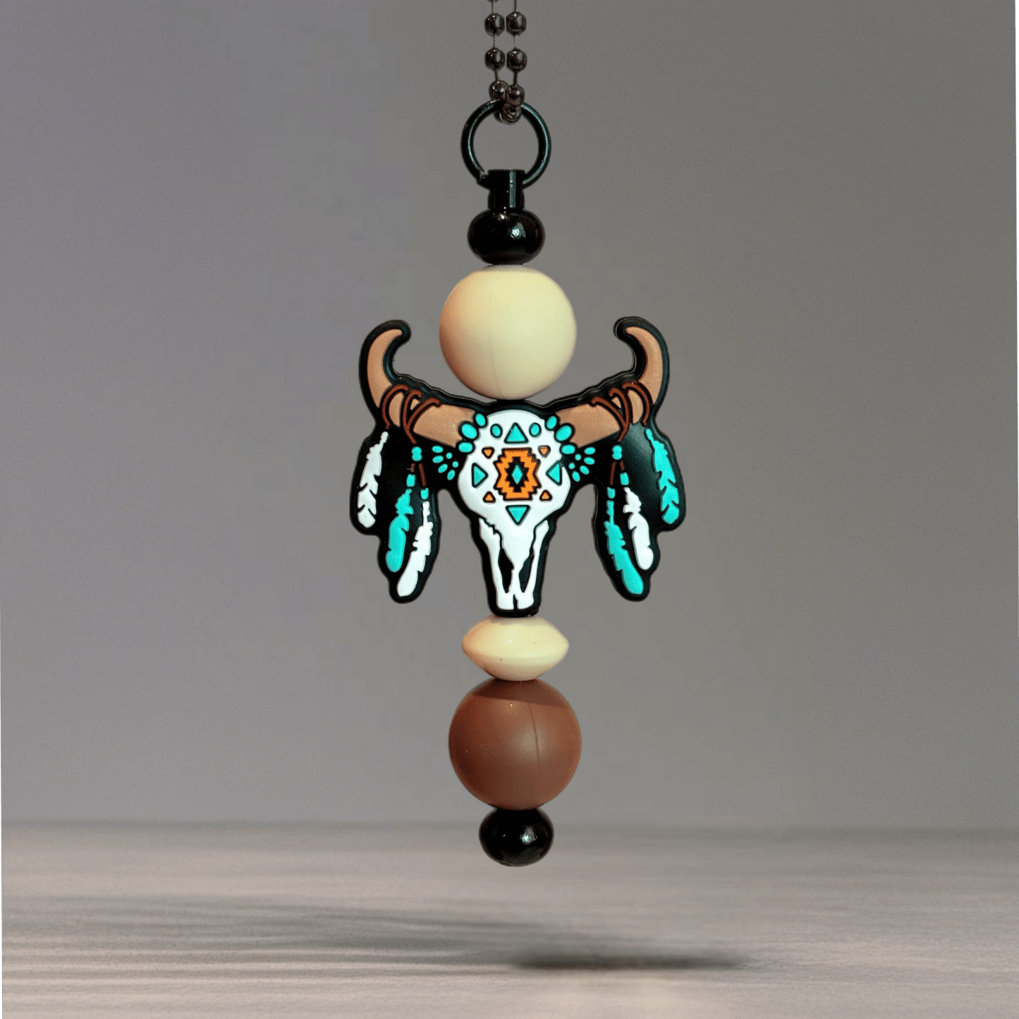 Aztec Skull Handle Bracelet - Tumbler Handle Charm - The Nifty Little Finds - Charm - The Nifty Little Finds