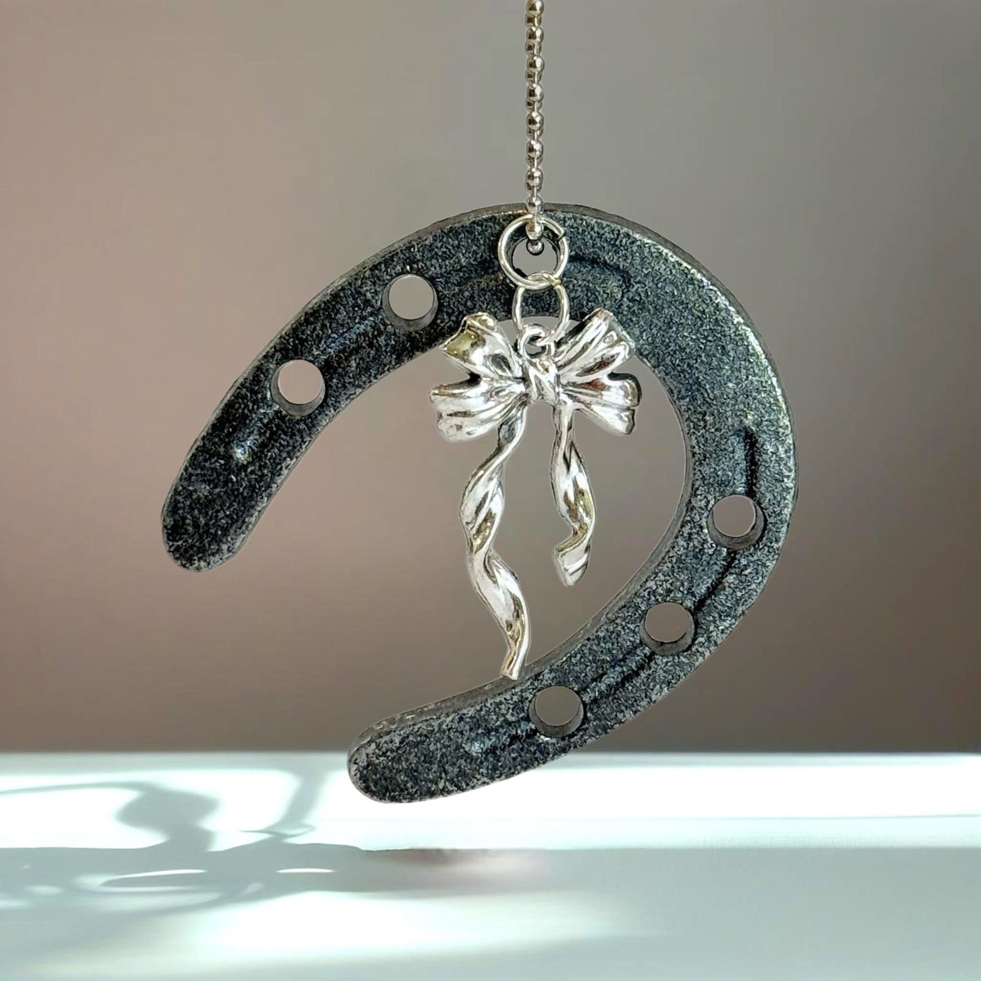 Iron Horseshoe Charm - Tumbler Handle Charm - The Nifty Little Finds - Charm - The Nifty Little Finds