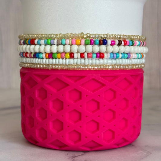 Confetti Tumbler Bracelet Stack -fits 30-40oz - The Nifty Little Finds - Bracelet - The Nifty Little Finds