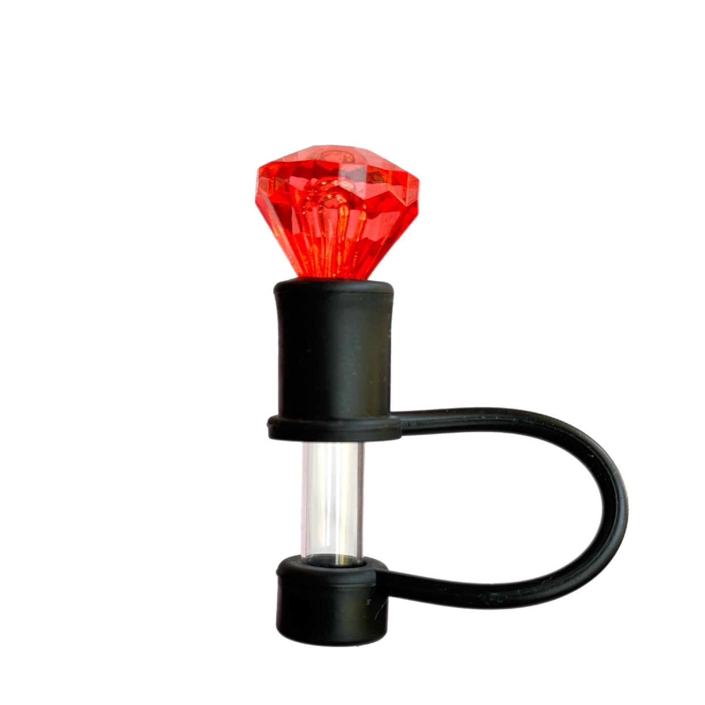 DIAMOND Straw Topper Black Base - The Nifty Little Finds - Deluxe Straw Topper - The Nifty Little Finds