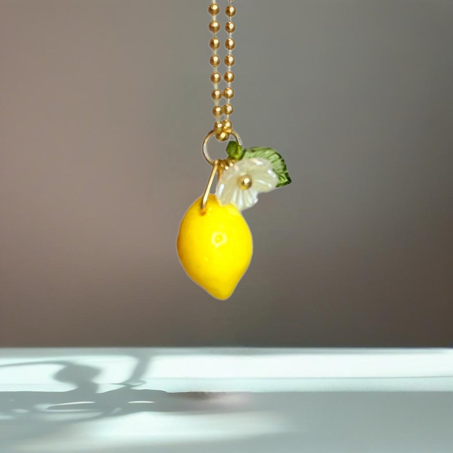 Little Lemon Charm - Tumbler Handle Charm - The Nifty Little Finds - Charm - The Nifty Little Finds