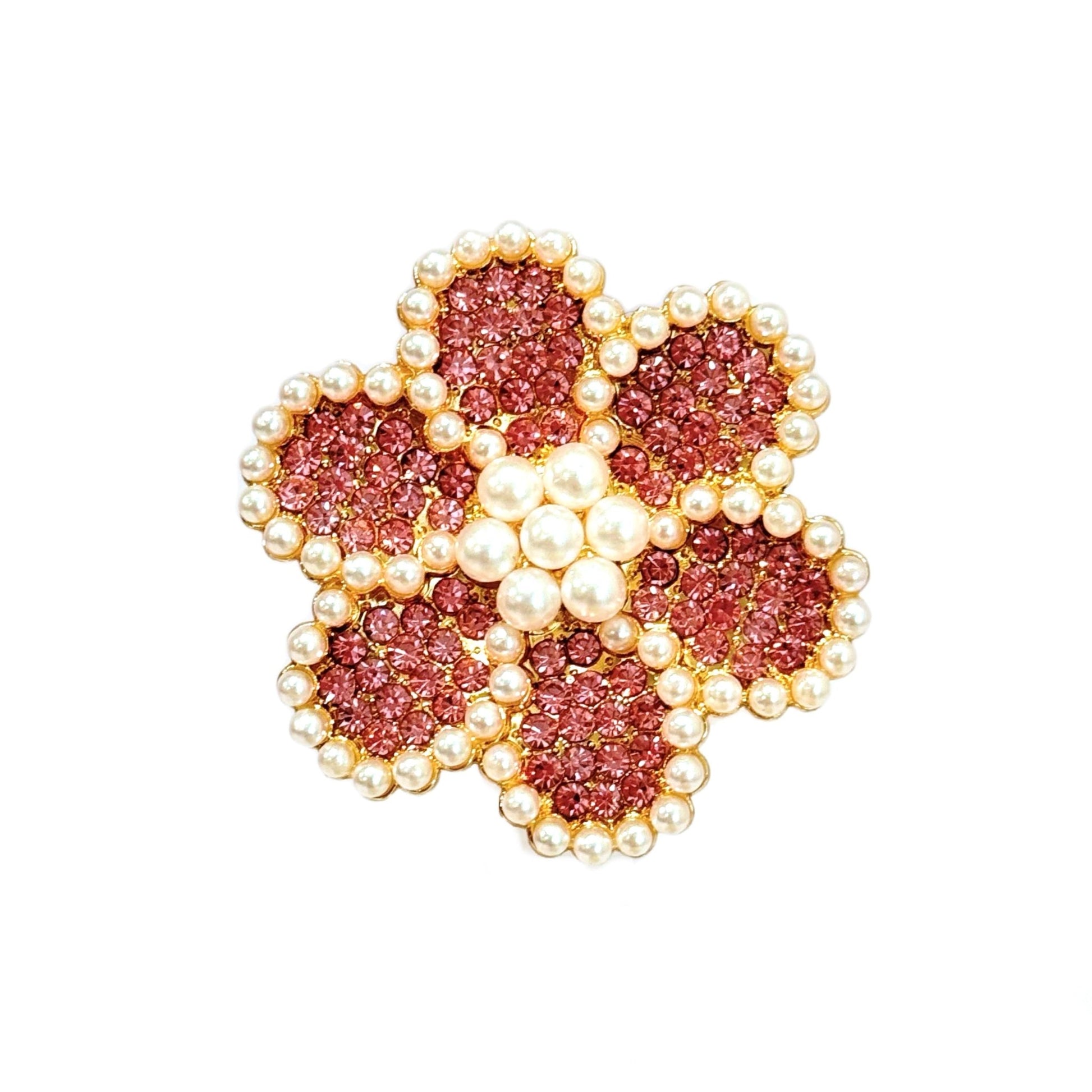 Pink Bling Daisy Deluxe Metal Straw Topper - The Nifty Little Finds - Deluxe Straw Topper - The Nifty Little Finds