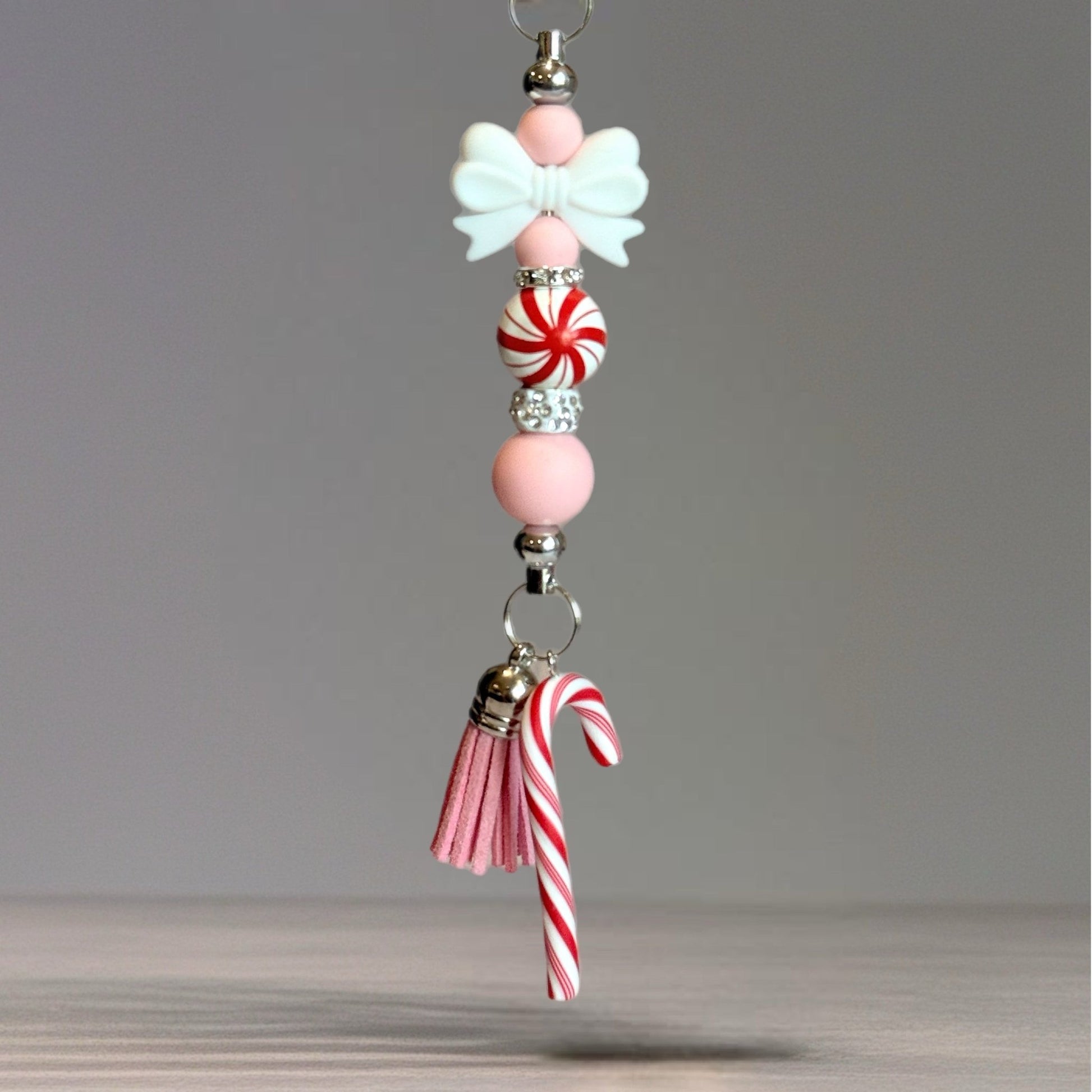 Candy Cane Deluxe Bar Charm- Tumbler Handle Charm - The Nifty Little Finds - Charm - The Nifty Little Finds