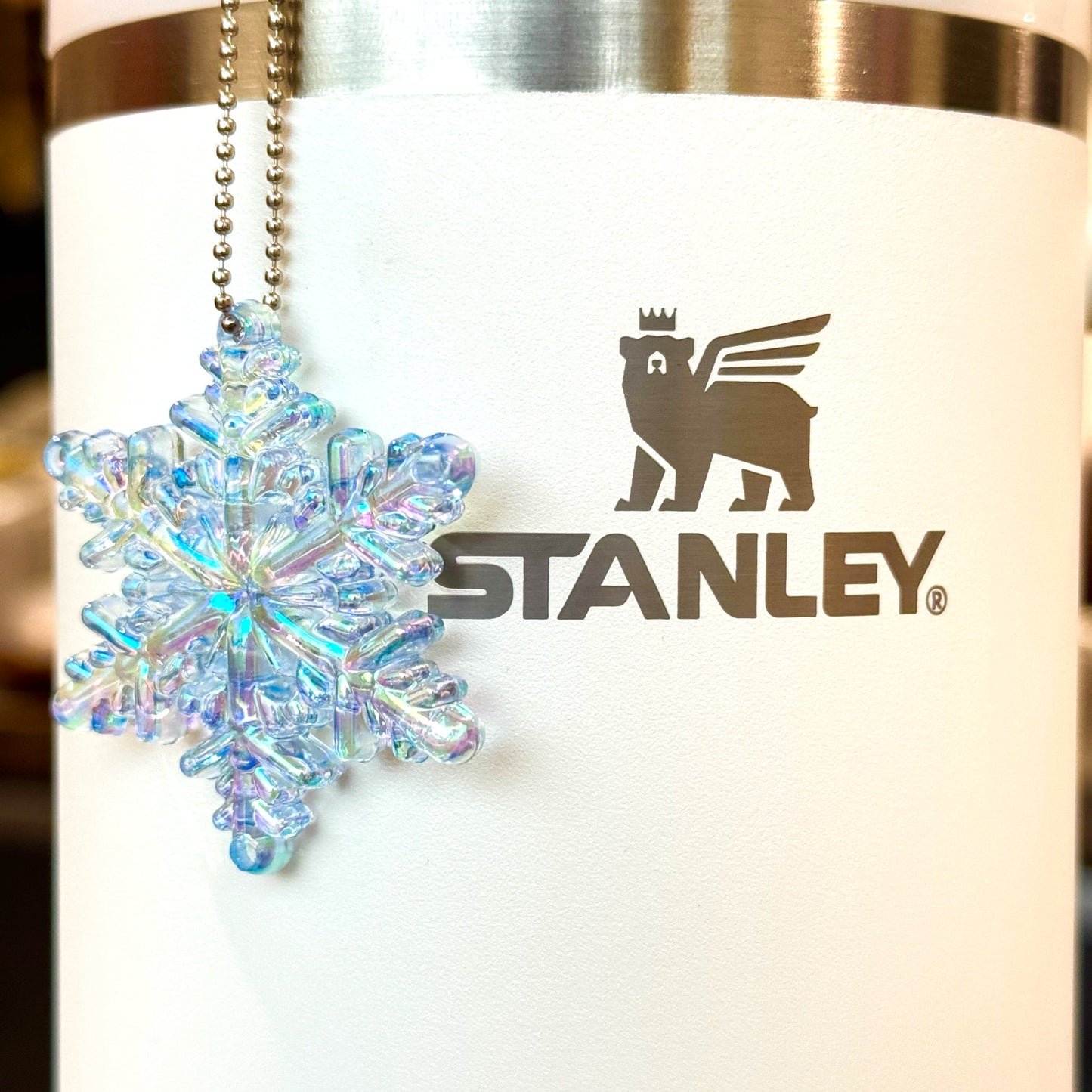 Translucent Snowflake Charms - Tumbler Handle Charm - The Nifty Little Finds - Charm - The Nifty Little Finds
