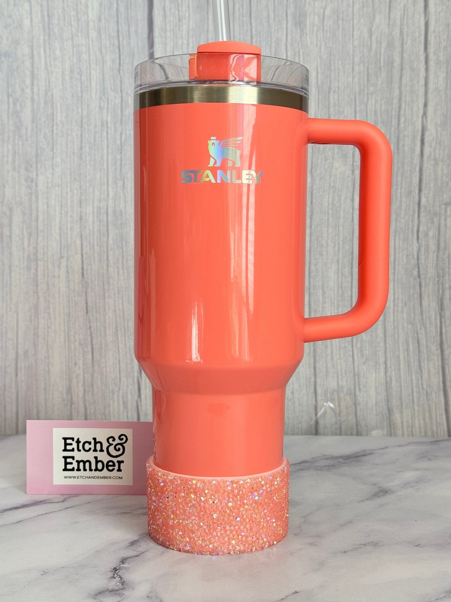 Pucker Peach Druzy BLING Boot - The Nifty Little Finds - Boot - The Nifty Little Finds