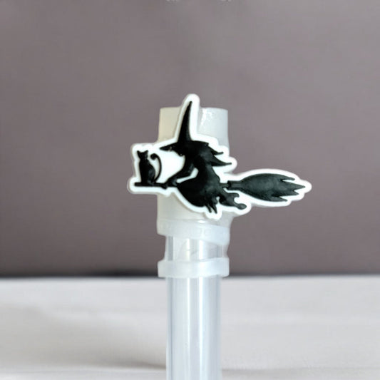 Witch’s Flight Straw Topper - The Nifty Little Finds - The Nifty Little Finds