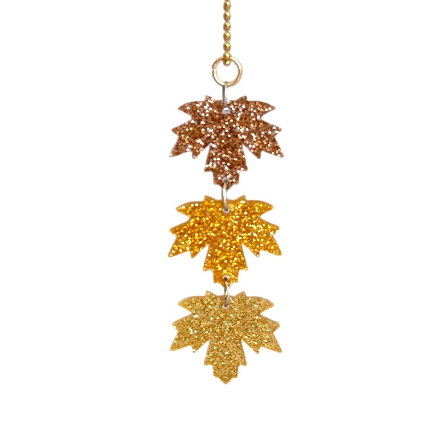 FALL LEAVES Charm - Tumbler Handle Charm - The Nifty Little Finds - Charm - The Nifty Little Finds