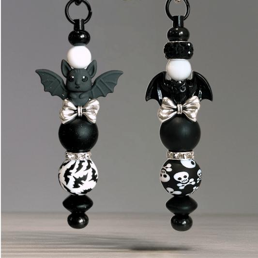 Coquette Bat Bar Charm - Tumbler Handle Charm - The Nifty Little Finds - Charm - The Nifty Little Finds
