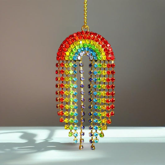 Bling Rainbow Charm - Tumbler Handle Charm - The Nifty Little Finds - Charm - The Nifty Little Finds