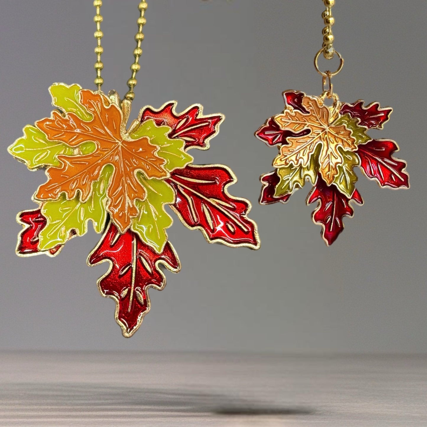 Fall Leaves STACK Charm - Tumbler Handle Charm - The Nifty Little Finds - Charm - The Nifty Little Finds