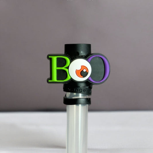BOO Straw Topper - The Nifty Little Finds - The Nifty Little Finds