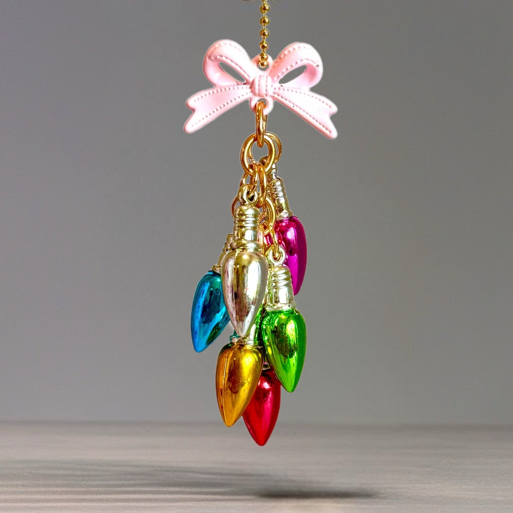 CHRISTMAS LIGHTS Charm - Tumbler Handle Charm - The Nifty Little Finds - Charm - The Nifty Little Finds