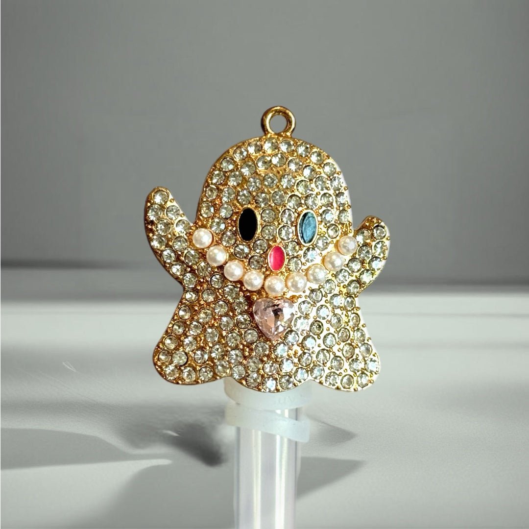 Bling Bougie Ghost Deluxe Straw Topper - The Nifty Little Finds - Deluxe Straw Topper - The Nifty Little Finds