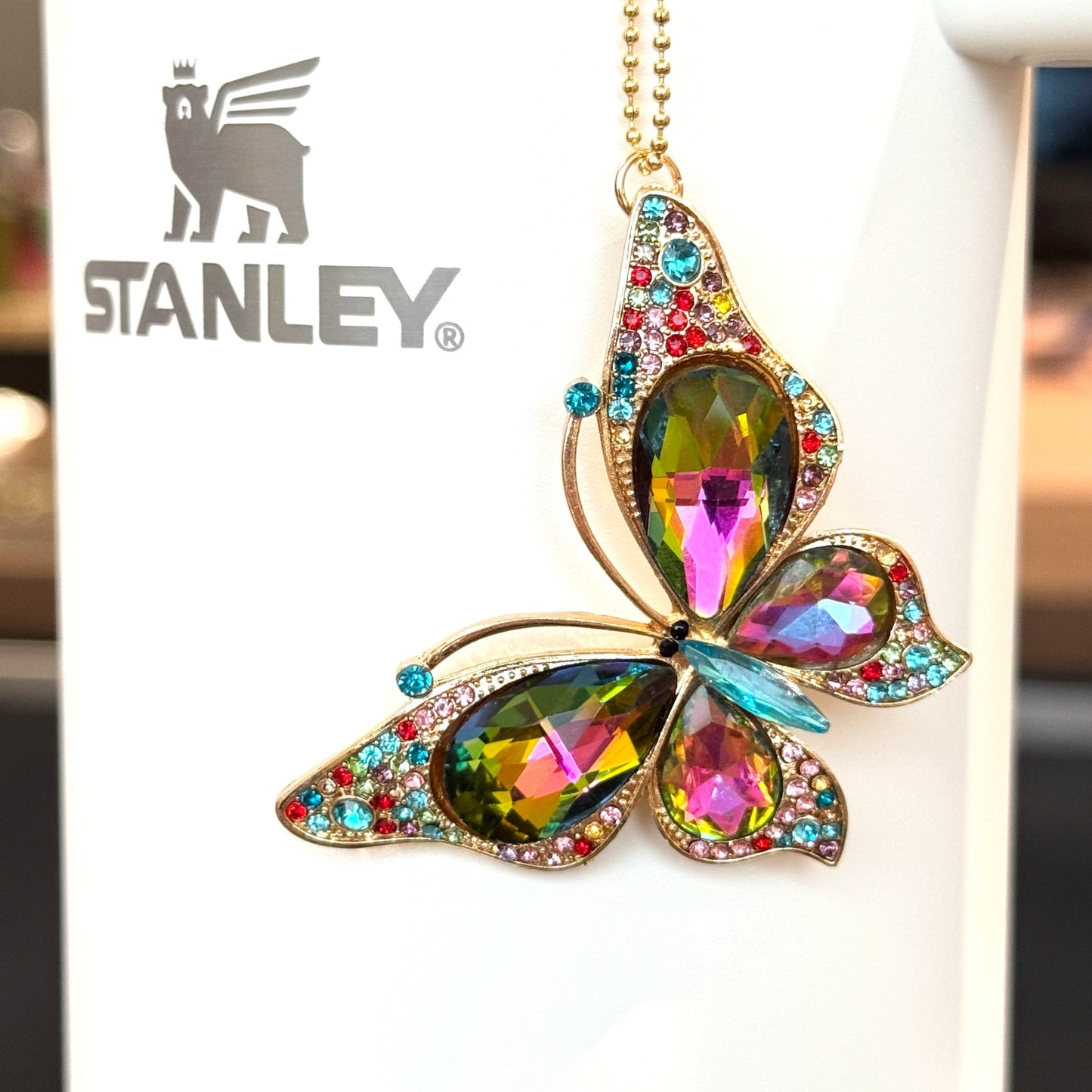Deluxe Color Shift Butterfly Charm - Tumbler Handle Charm - The Nifty Little Finds - Charm - The Nifty Little Finds
