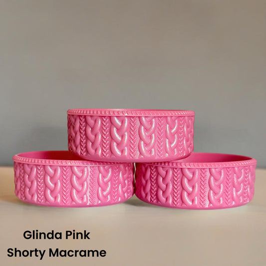 Glinda Pink Shorty Macrame Boot - The Nifty Little Finds - Boot - The Nifty Little Finds