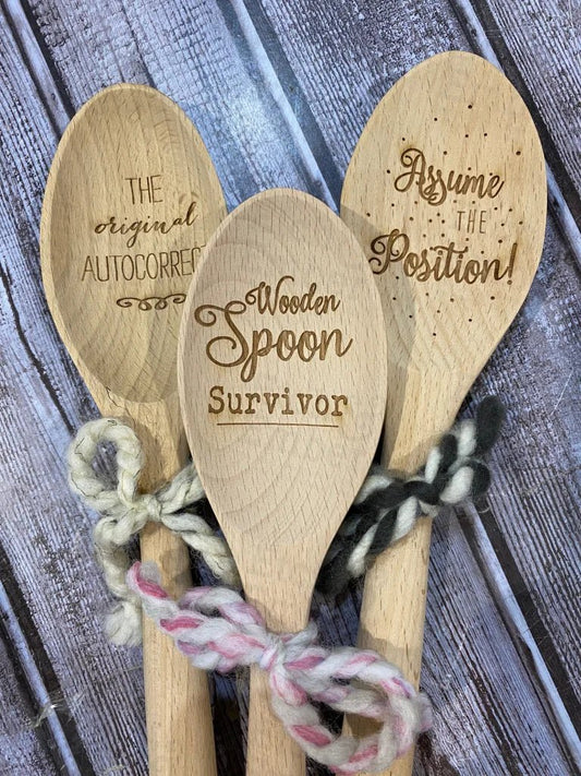 Wooden Spoon- farmhouse wooden spoon kitchen decor - The Nifty Little Finds - The Nifty Little Finds