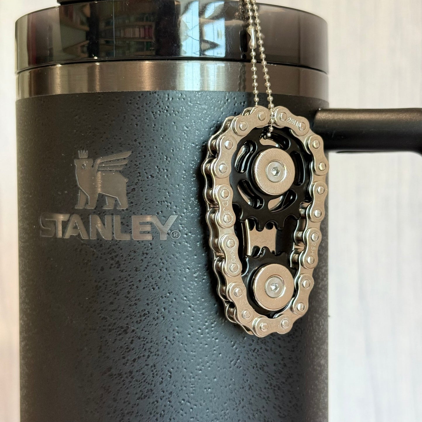 Chain & Gears Fidget Charm - Tumbler Handle Charm - The Nifty Little Finds - Charm - The Nifty Little Finds