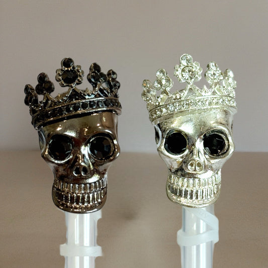 Royal Skull Deluxe Straw Topper - The Nifty Little Finds - Deluxe Straw Topper - The Nifty Little Finds