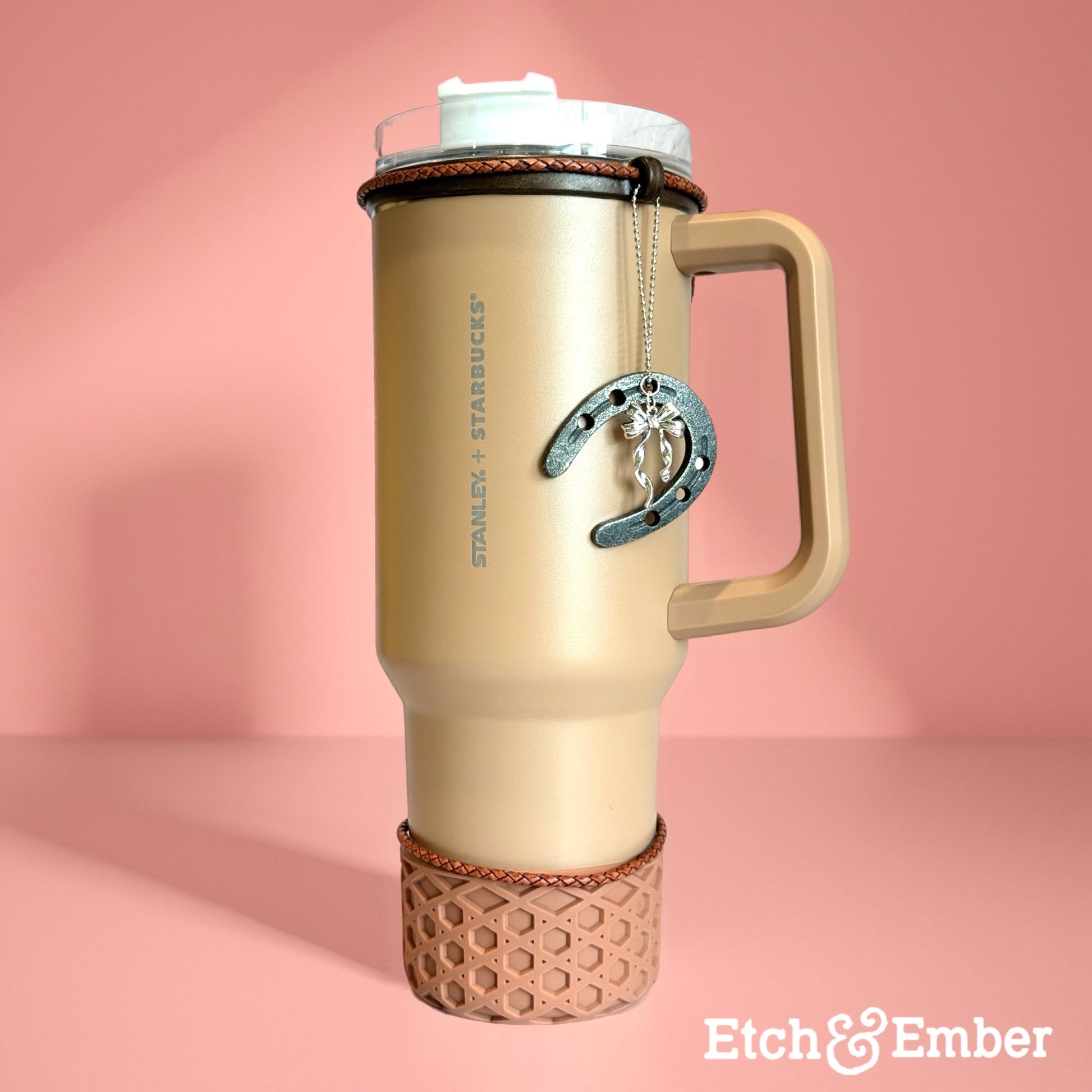 Iron Horseshoe Charm - Tumbler Handle Charm - The Nifty Little Finds - Charm - The Nifty Little Finds