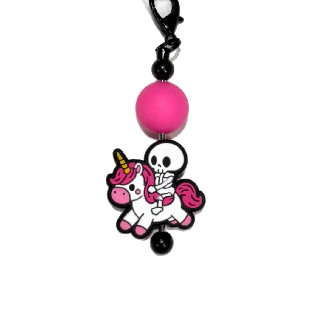 HALLOWEEN UNICORN Charm - Tumbler Handle Charm - The Nifty Little Finds - Charm - The Nifty Little Finds
