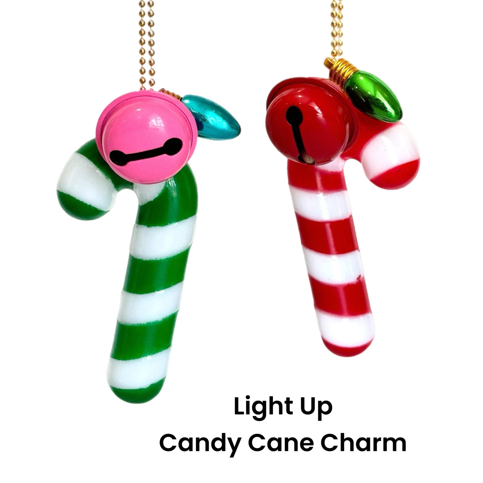 LIGHT UP Candy Cane Charm - Tumbler Handle Charm - The Nifty Little Finds - Charm - The Nifty Little Finds