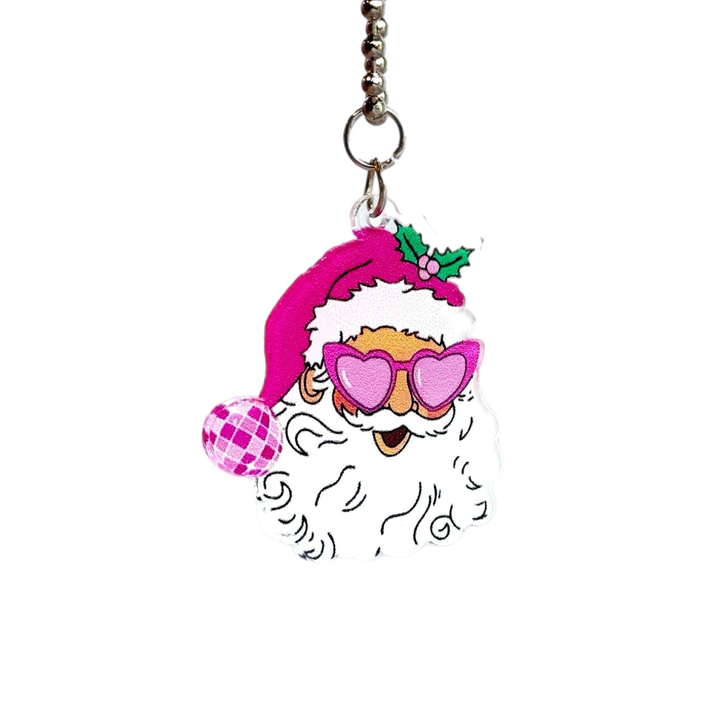 DISCO SANTA Charm - Tumbler Handle Charm - The Nifty Little Finds - Charm - The Nifty Little Finds