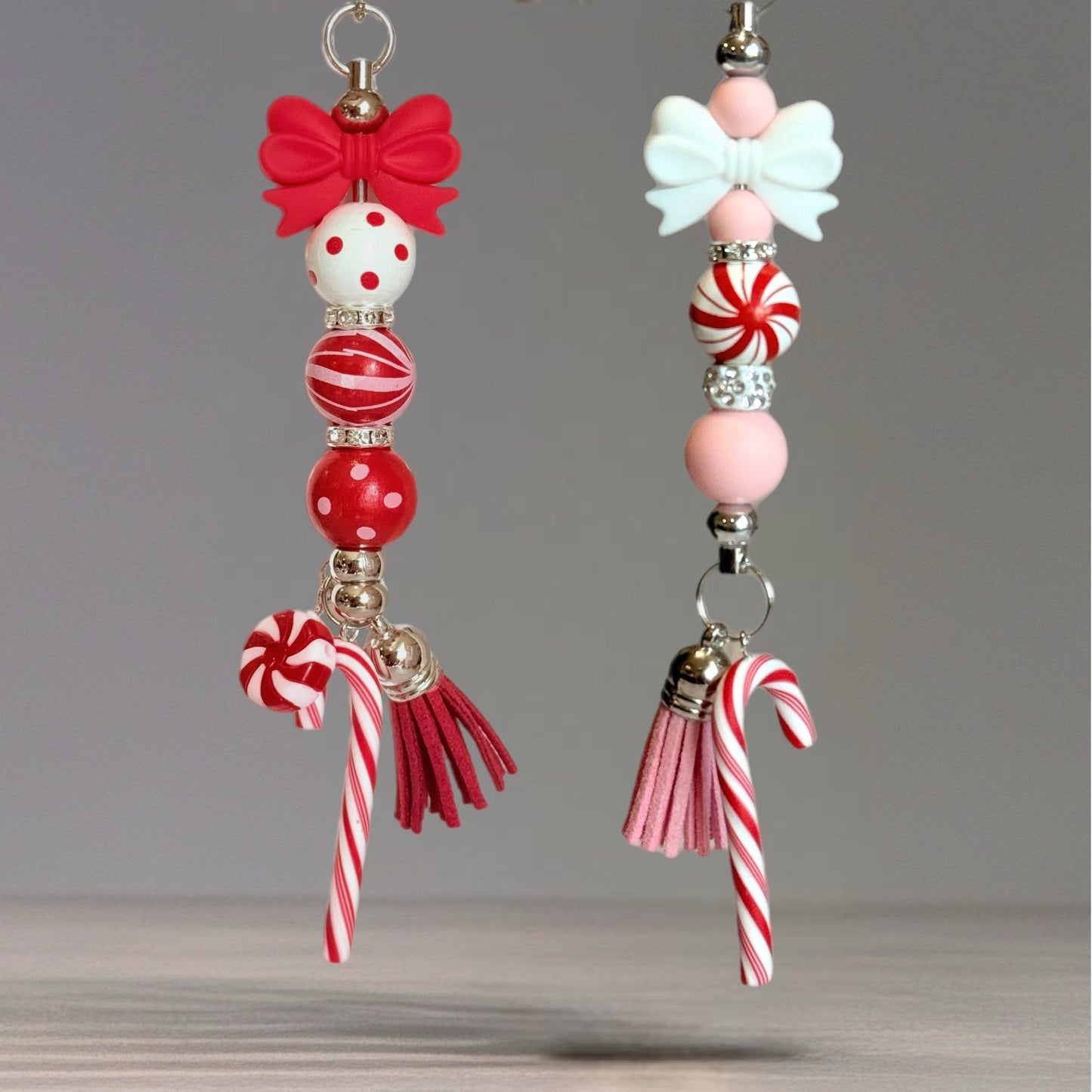 Candy Cane Deluxe Bar Charm- Tumbler Handle Charm - The Nifty Little Finds - Charm - The Nifty Little Finds