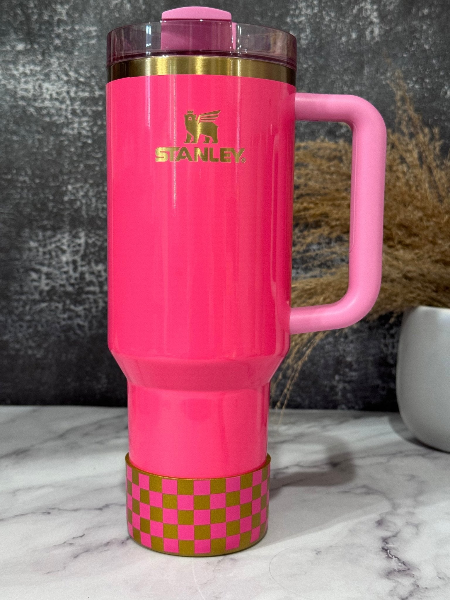 Gold Pink Parade CHECKERS Boot - The Nifty Little Finds - Boot - The Nifty Little Finds