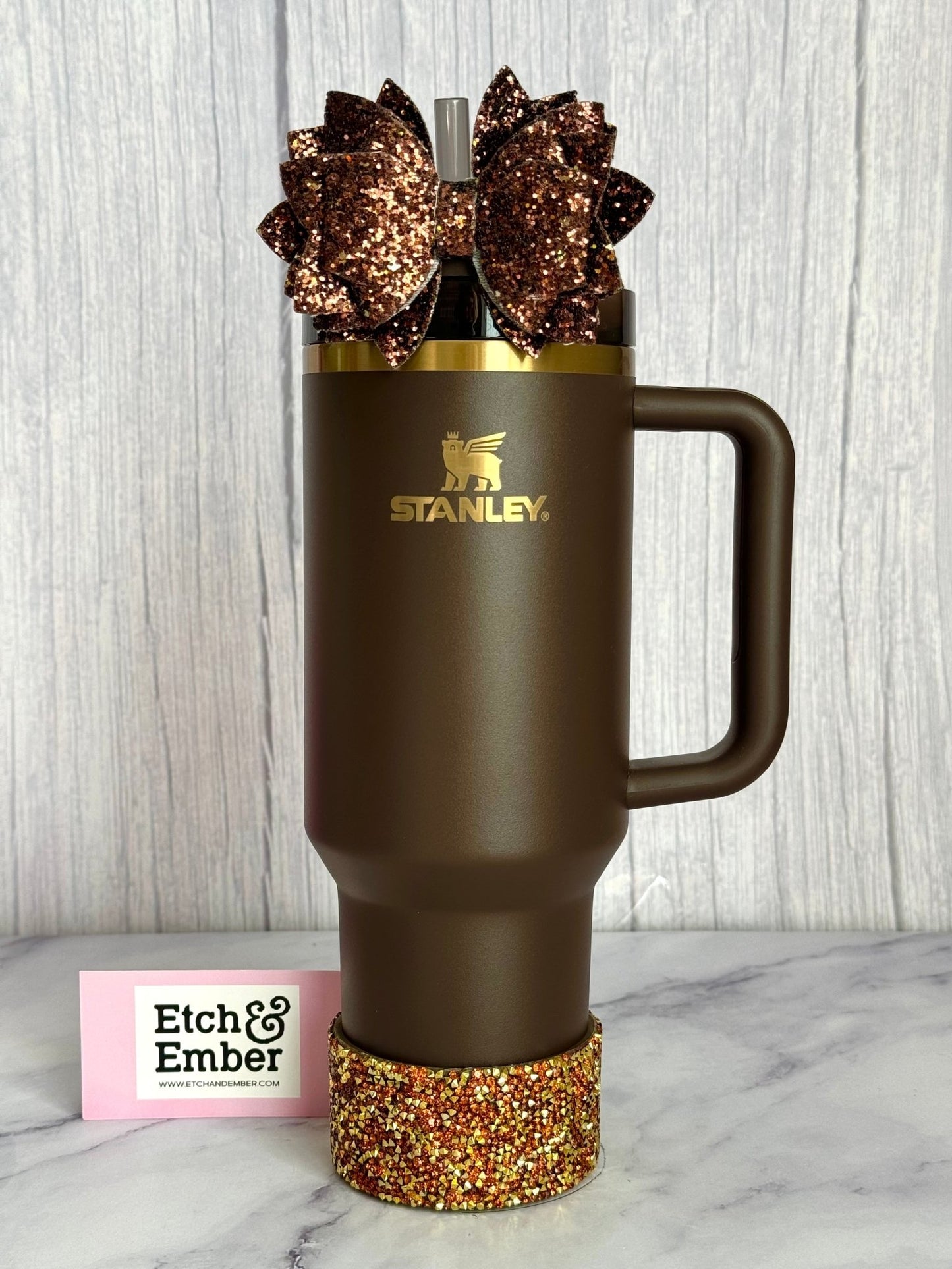 Chocolate Gold Druzy BLING Boot - The Nifty Little Finds - Boot - The Nifty Little Finds