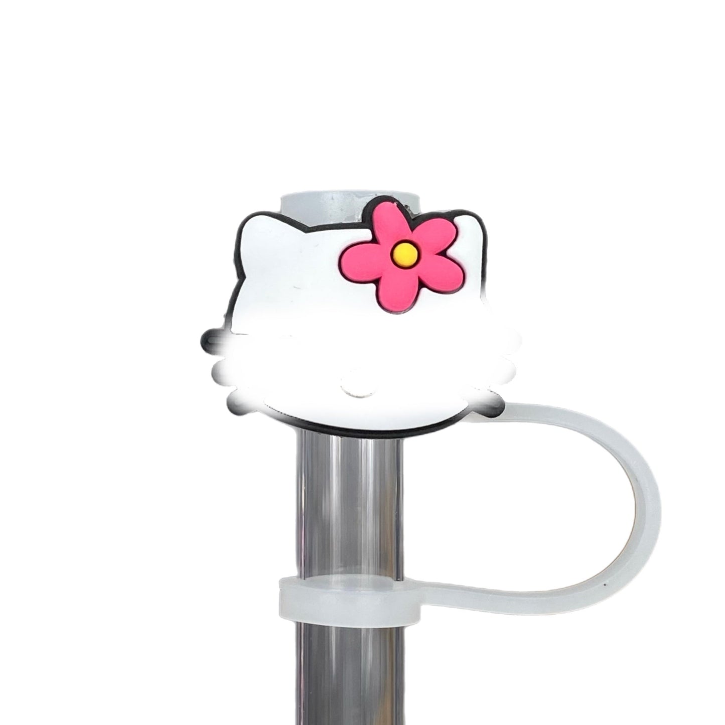 Cute Kitty Straw Topper - The Nifty Little Finds - The Nifty Little Finds