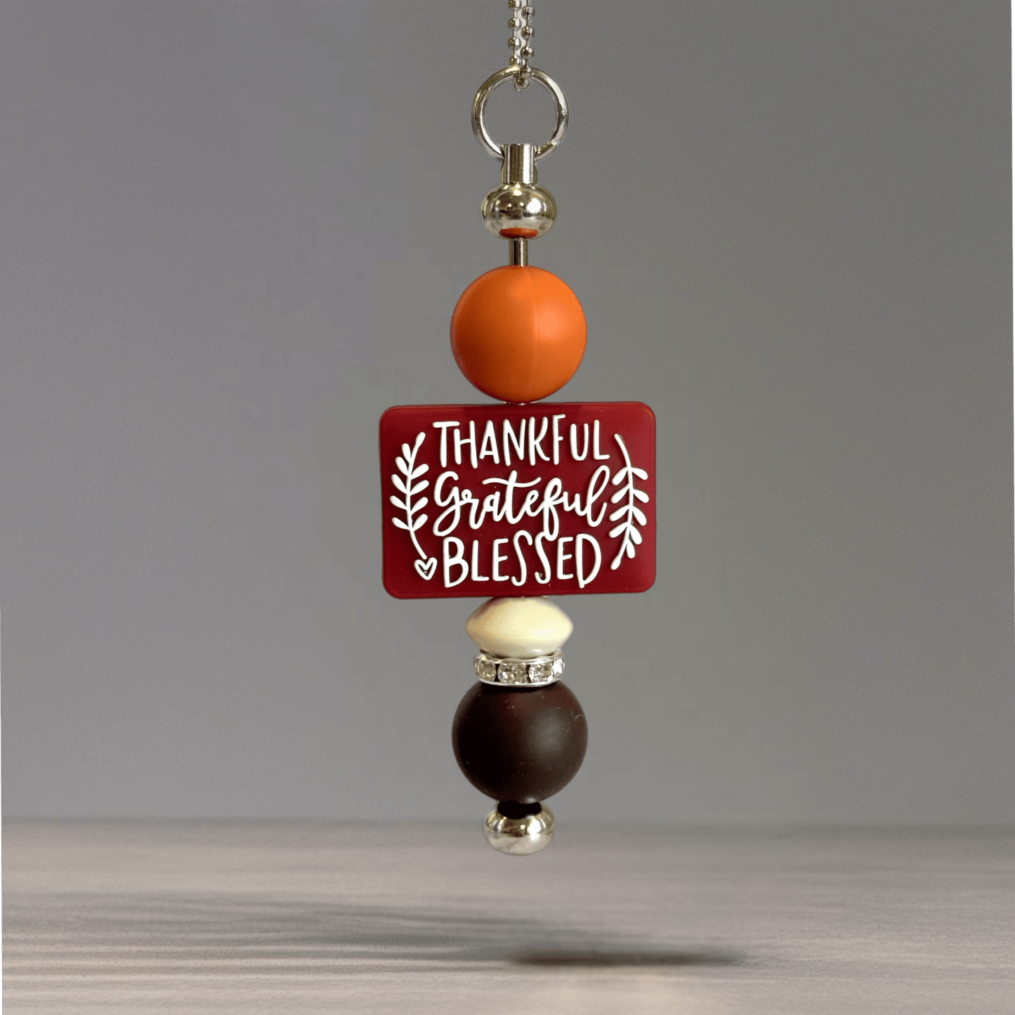 Thankful, Grateful, Blessed Bar Charm - Tumbler Handle Charm - The Nifty Little Finds - Charm - The Nifty Little Finds
