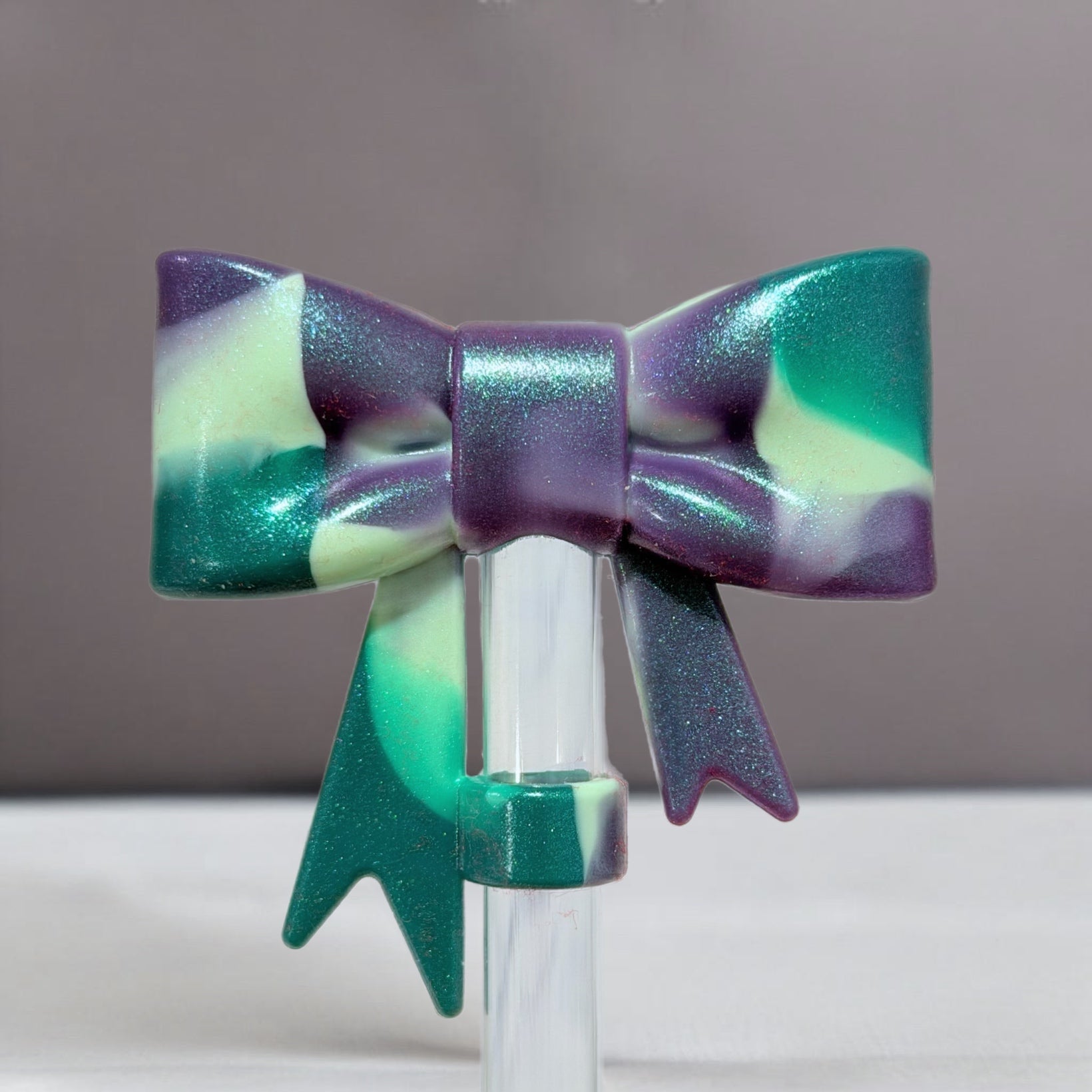 Mystic Mermaid 3D Bow Straw Topper - The Nifty Little Finds - 3D Bow Straw Topper - The Nifty Little Finds