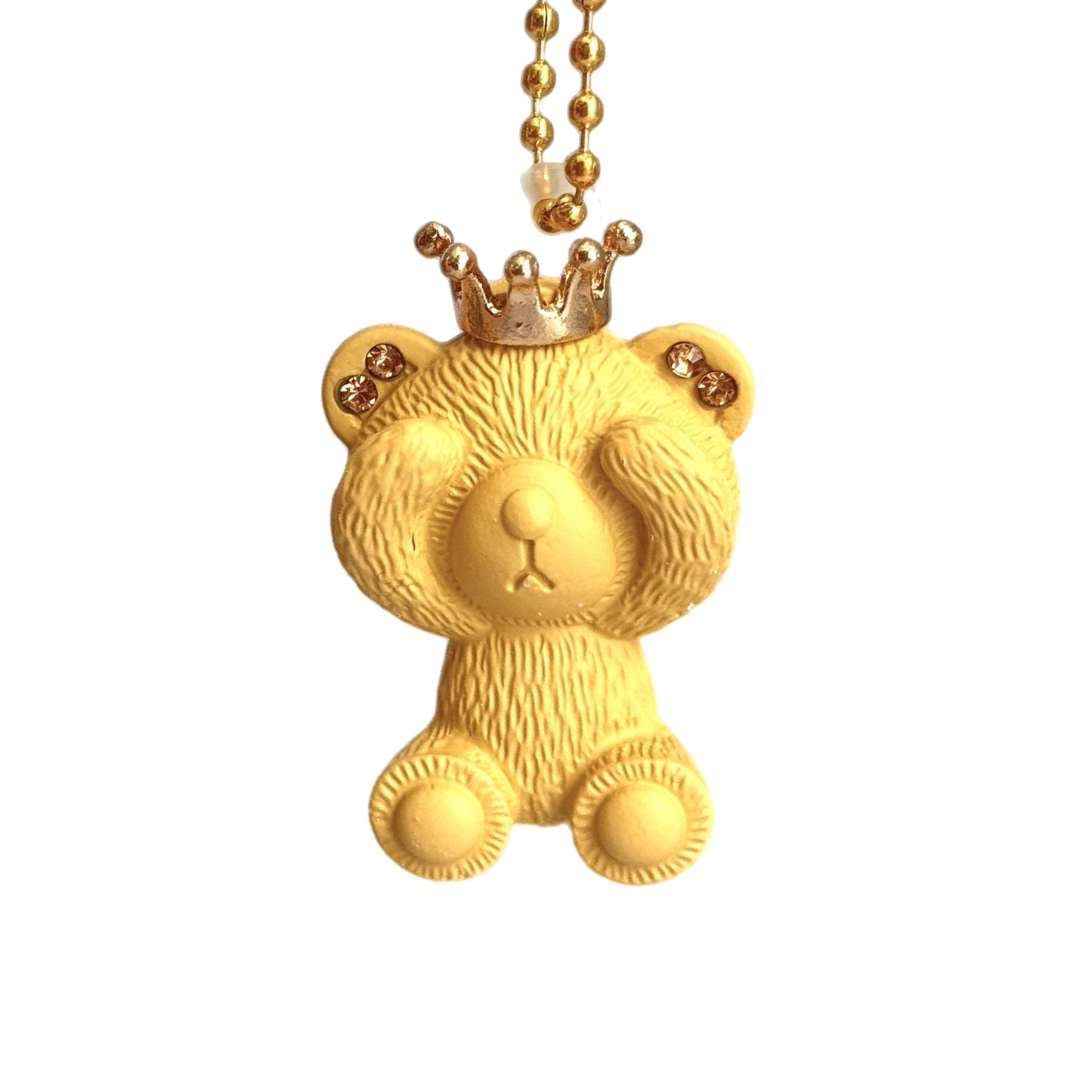 Peek A Boo Bear Deluxe Metal Straw Topper or Charm - The Nifty Little Finds - Deluxe Straw Topper - The Nifty Little Finds