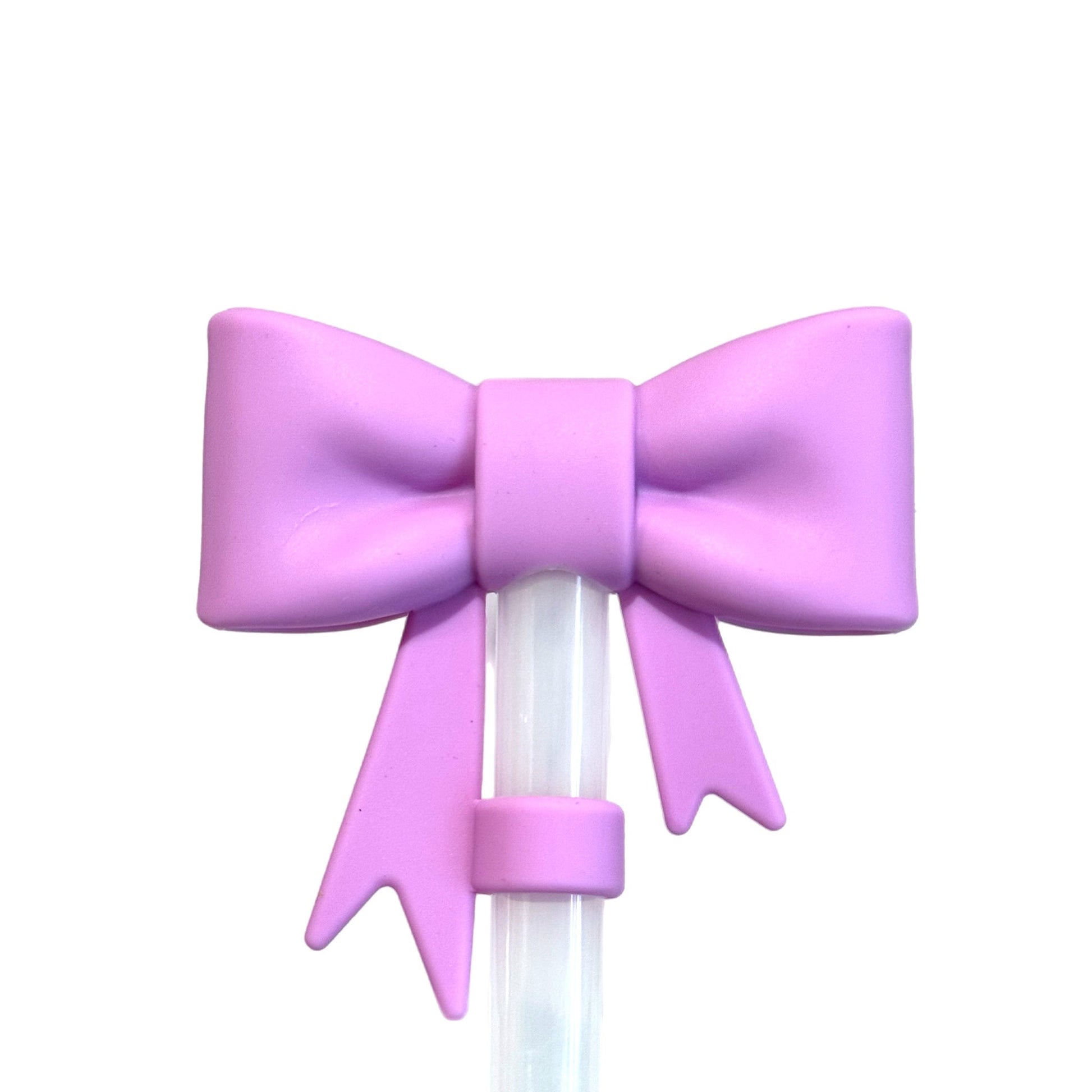 Purple 3D Bow Straw Topper - The Nifty Little Finds - 3D Bow Straw Topper - The Nifty Little Finds