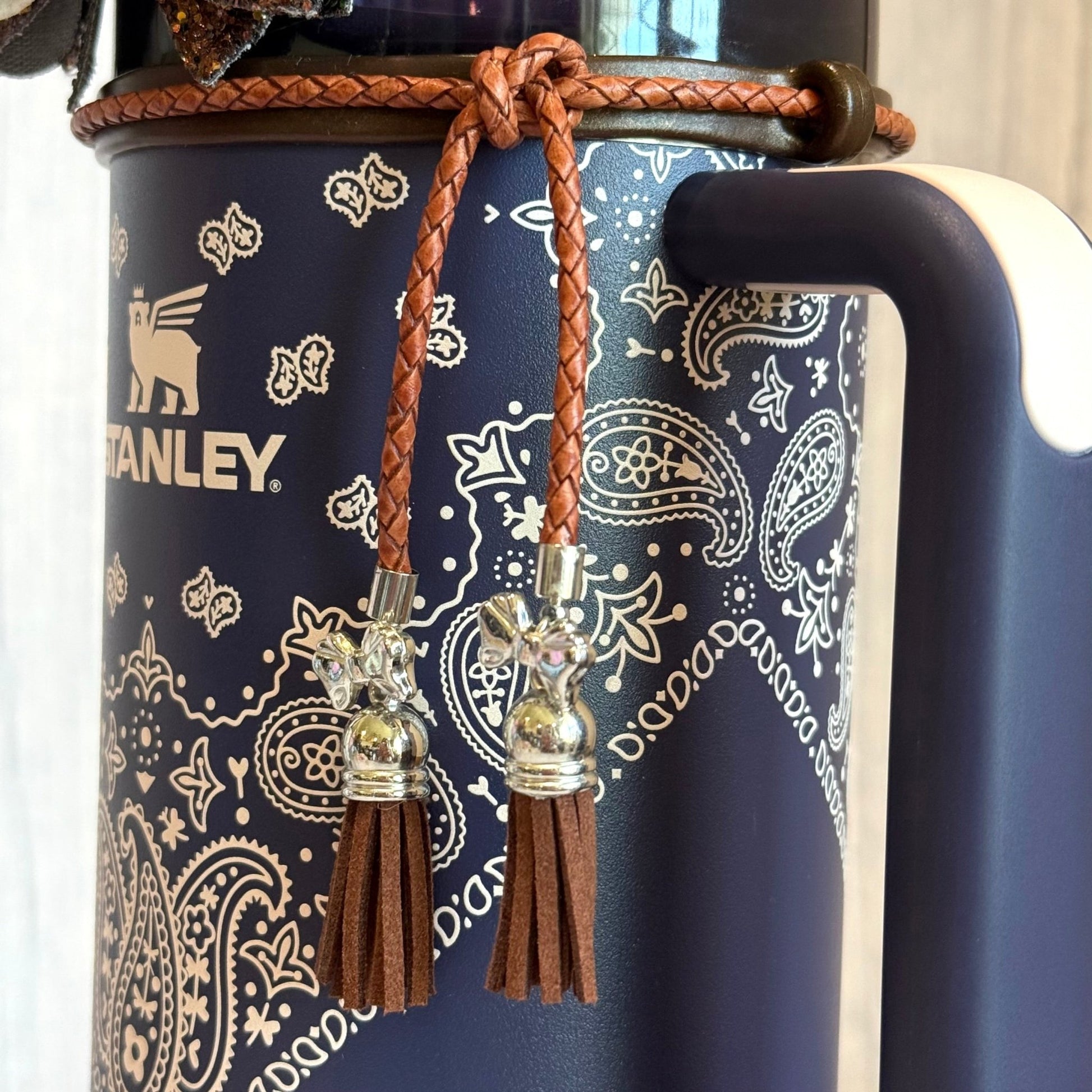 Lariat Luxe - Leather Tumbler Collar *Limited Edition* - The Nifty Little Finds - The Nifty Little Finds