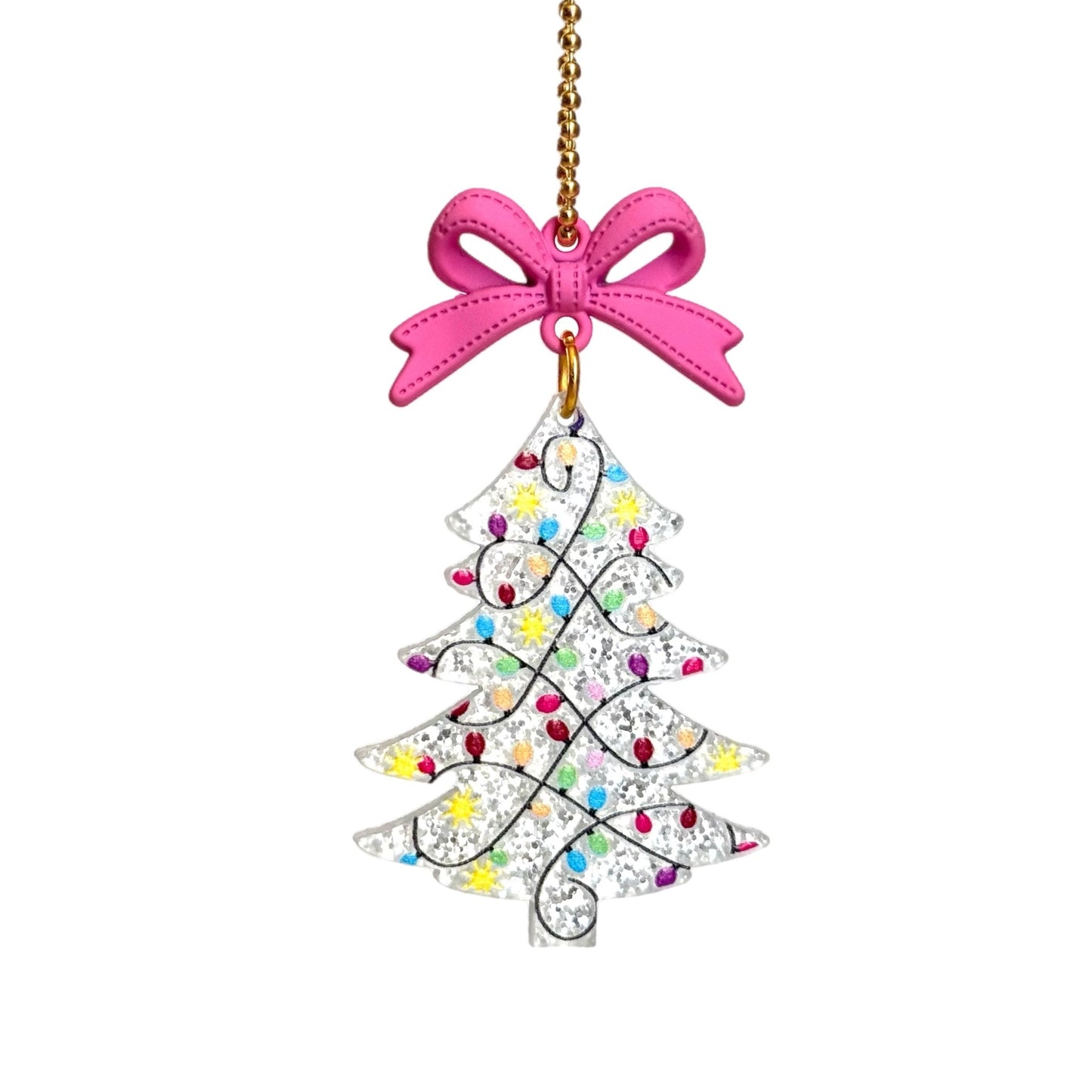 Coquette Christmas Tree Charm - Tumbler Handle Charm - The Nifty Little Finds - Charm - The Nifty Little Finds